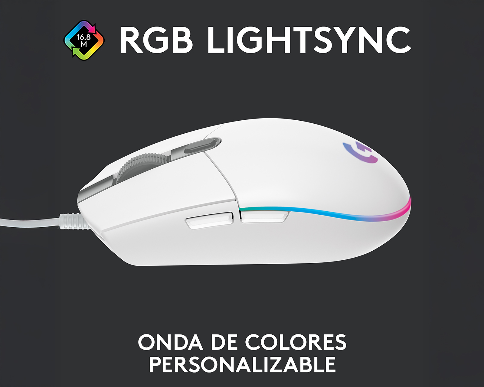 Foto 2 | Foto 2 | Mouse Gamer Alámbrico Logitech G203