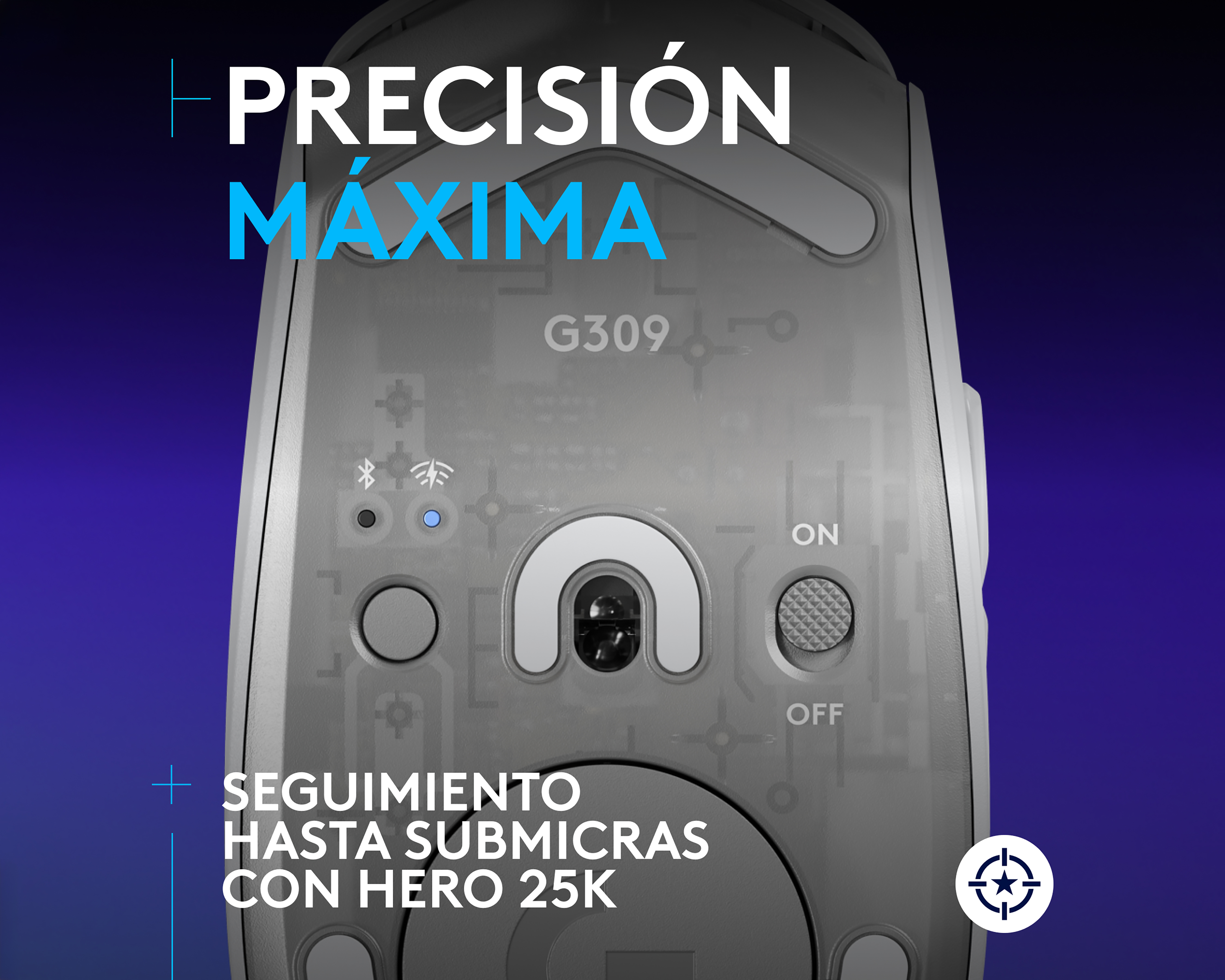 Foto 5 pulgar | Foto 4 | Mouse Gamer Inalámbrico Logitech G309