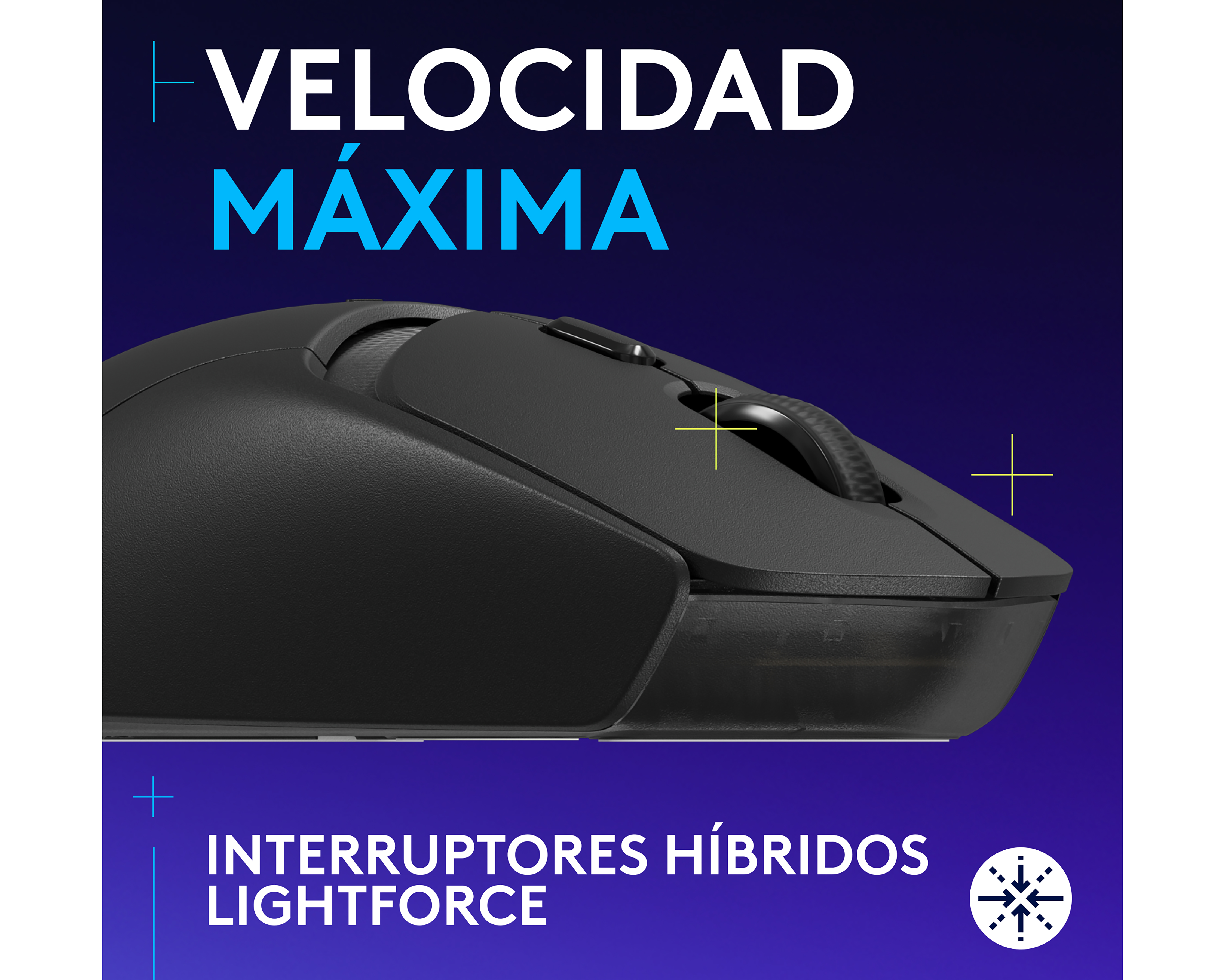 Foto 3 pulgar | Foto 2 | Mouse Gamer Inalámbrico Logitech G G309