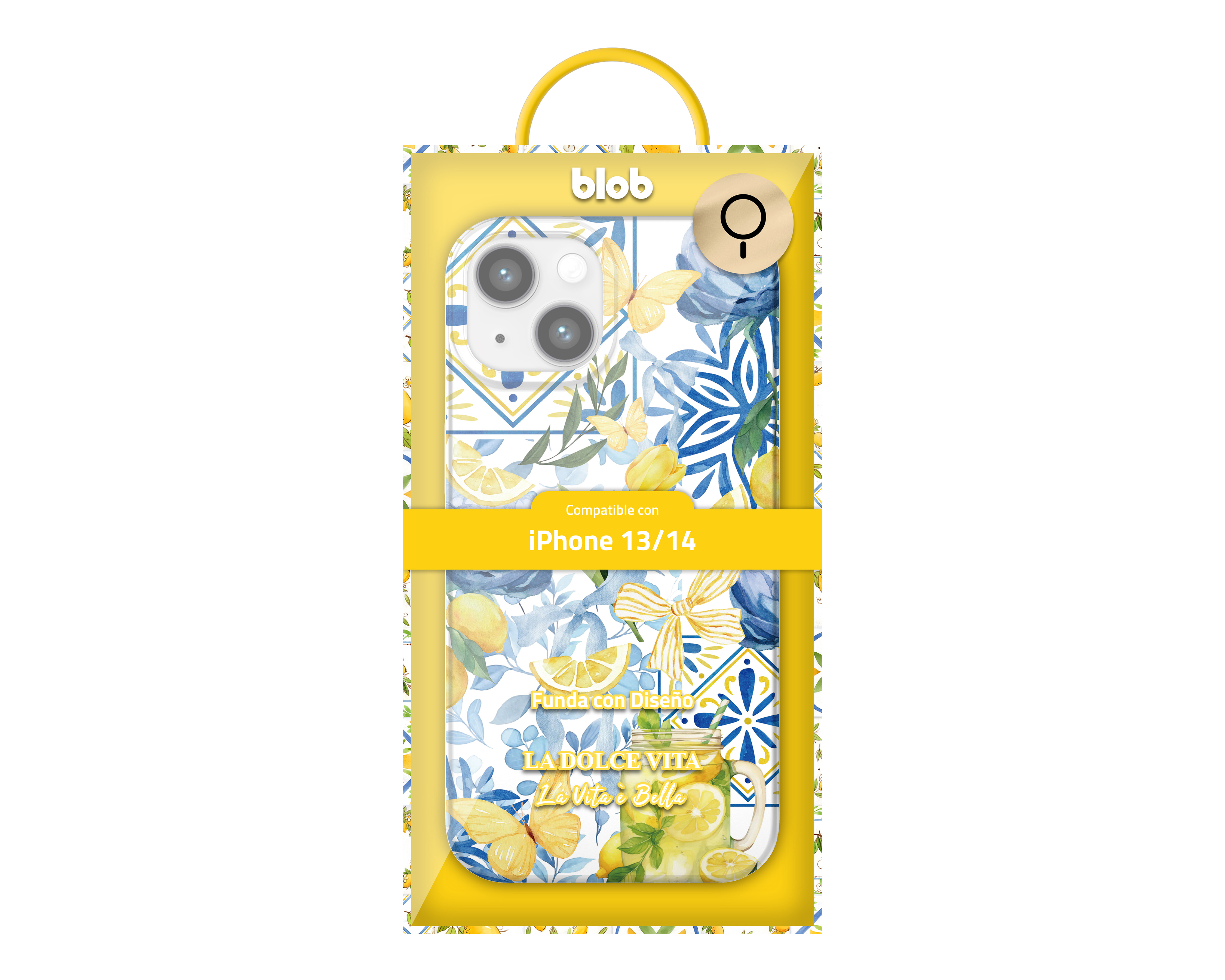 Foto 3 | Foto 3 | Funda de TPU y Policarbonato Blob para iPhone 13 y 14