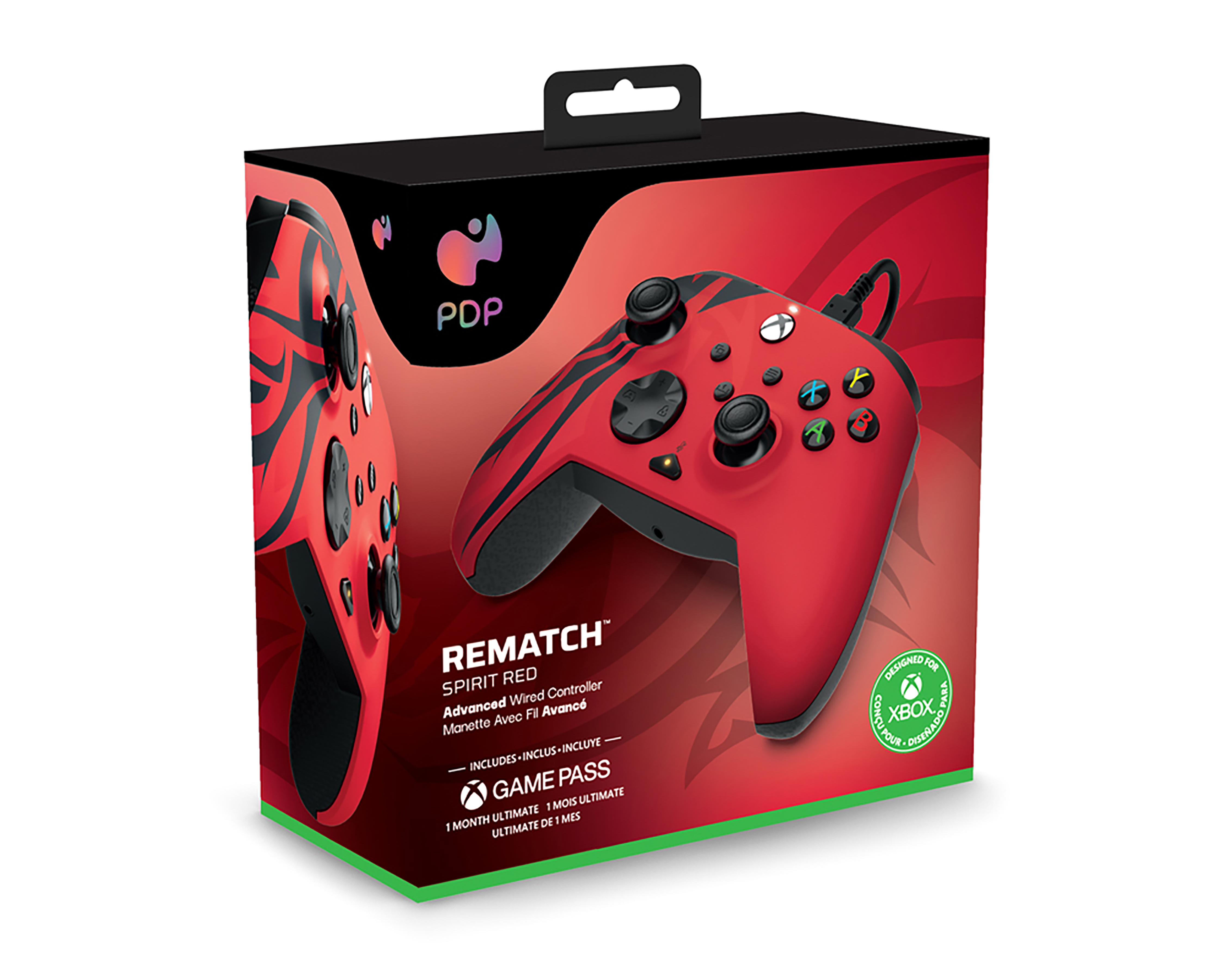 Foto 9 pulgar | Foto 8 | Control Alámbrico para Xbox One y Xbox Series PDP Rematch Rojo