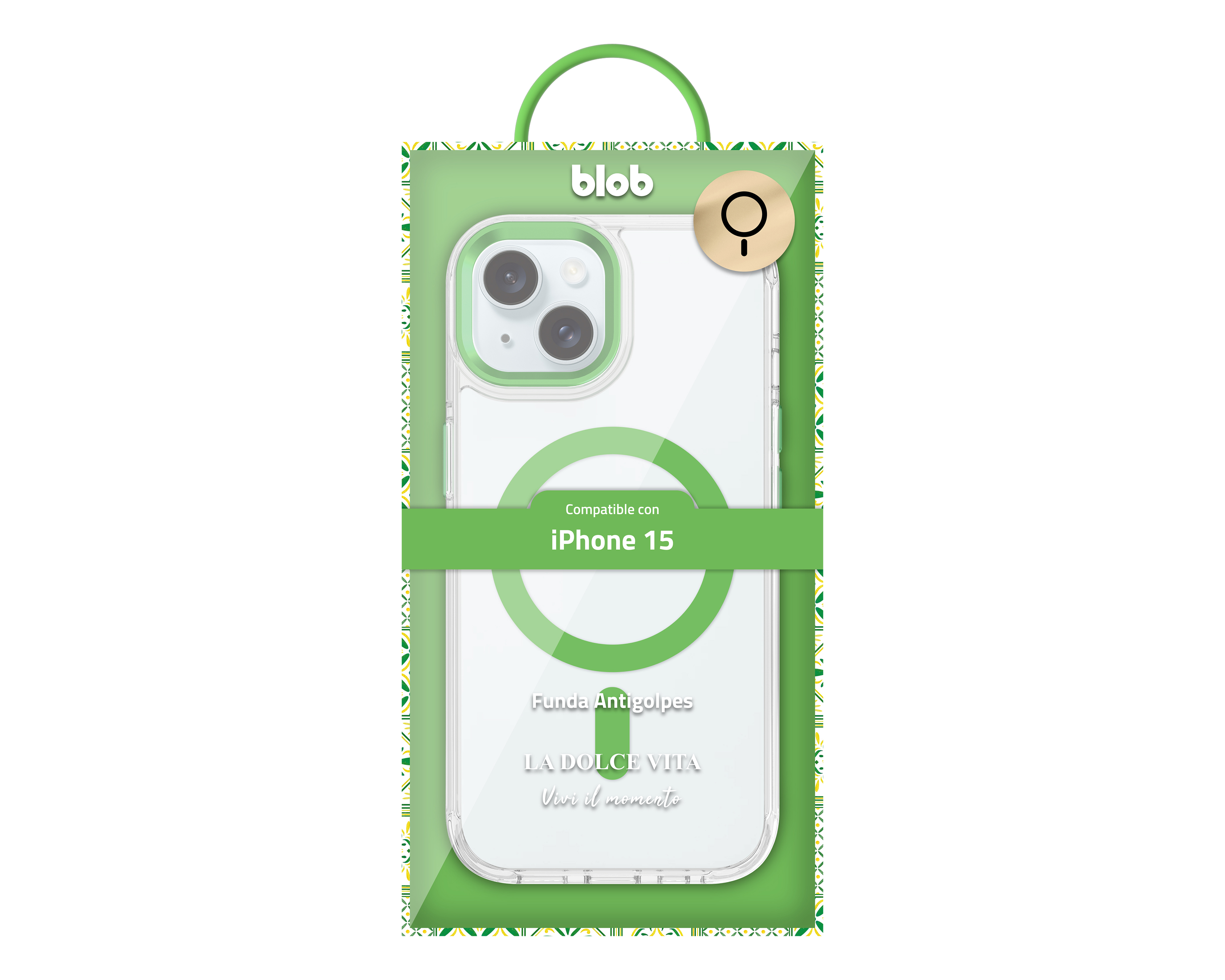 Foto 4 pulgar | Foto 3 | Funda de TPU Blob para iPhone 15