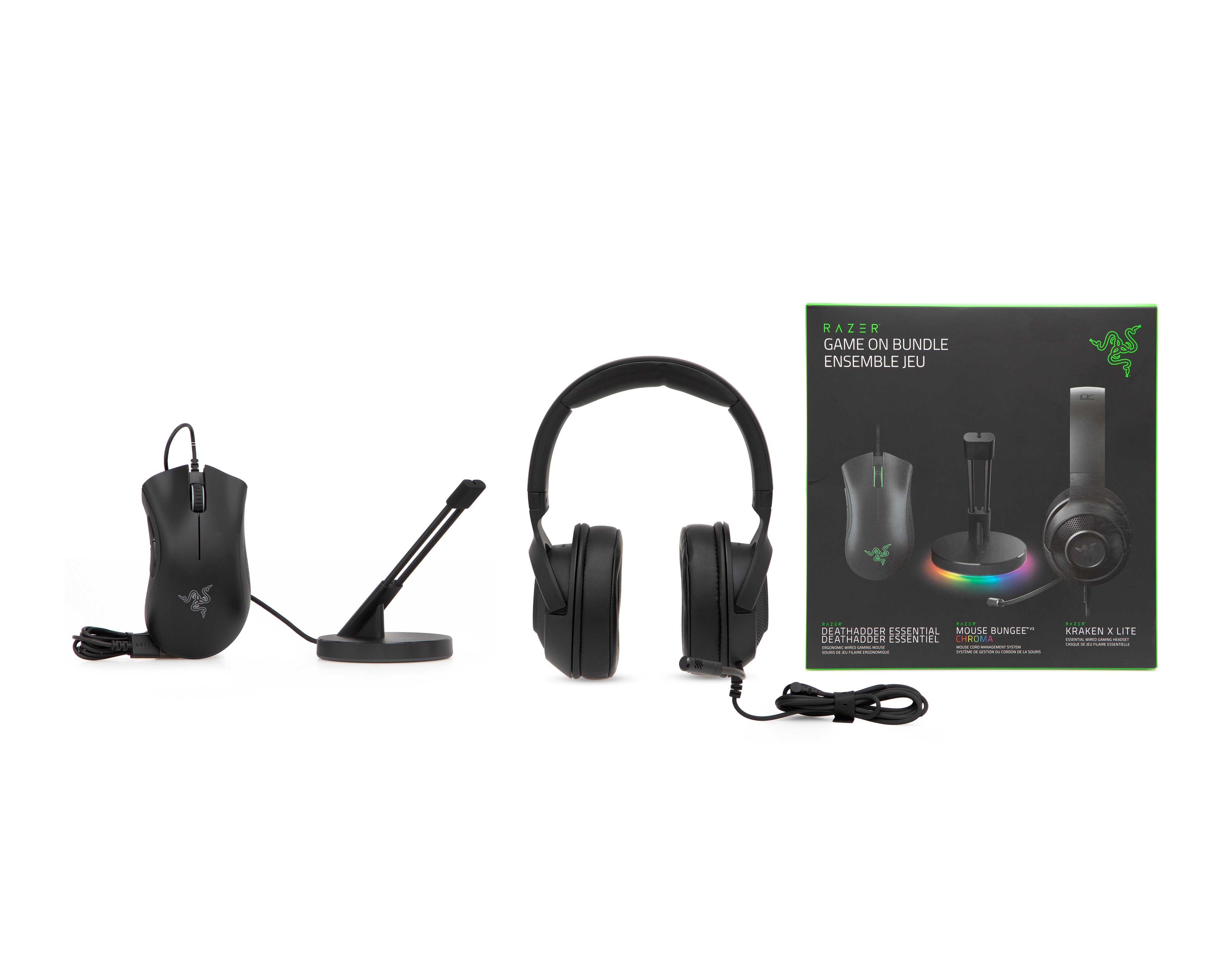 Foto 1 | Foto 1 | Audífonos y Mouse Alámbricos Razer Game On con Base para Cable