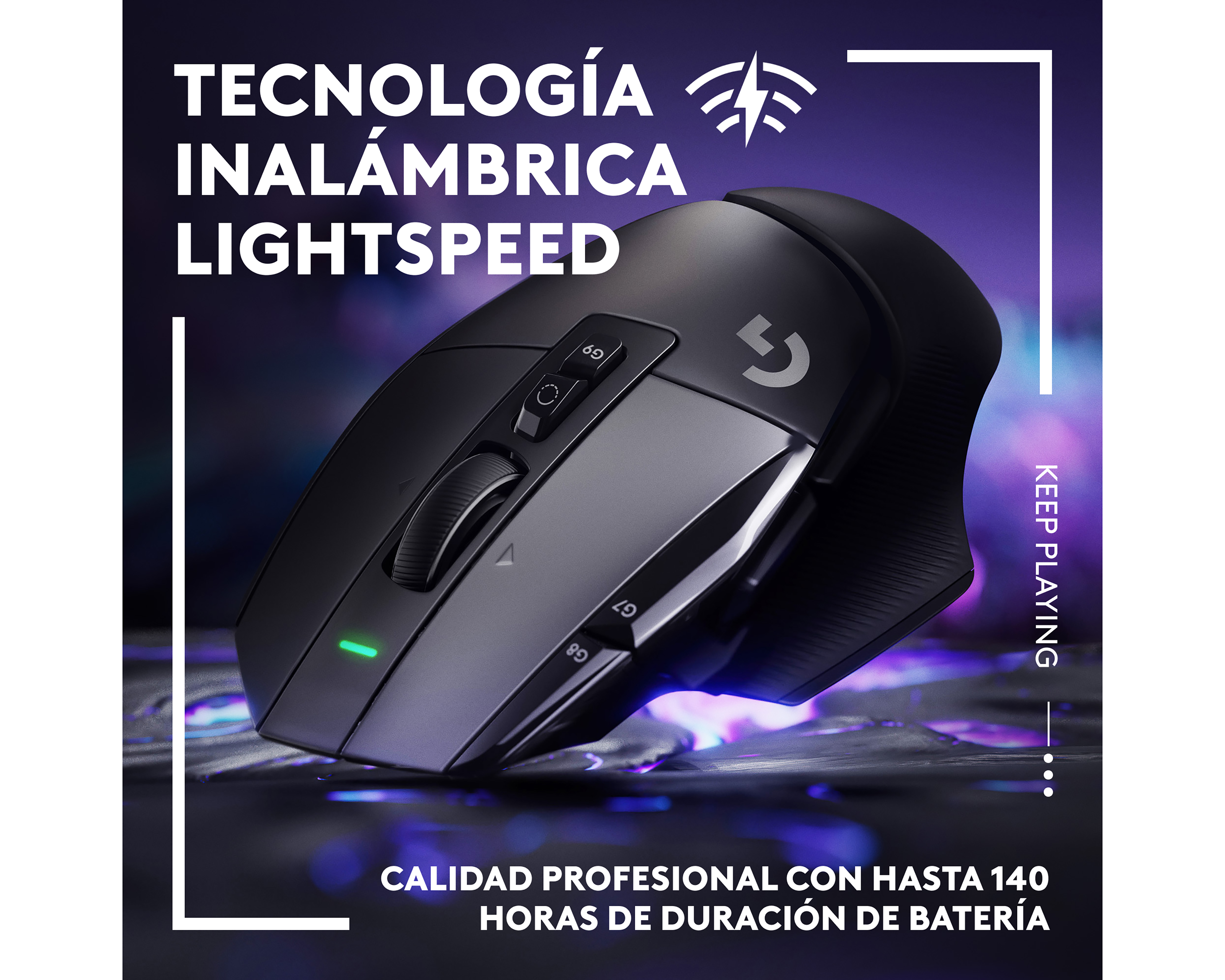 Foto 4 pulgar | Foto 3 | Mouse Gamer Inalámbrico Logitech G502 X Lightspeed
