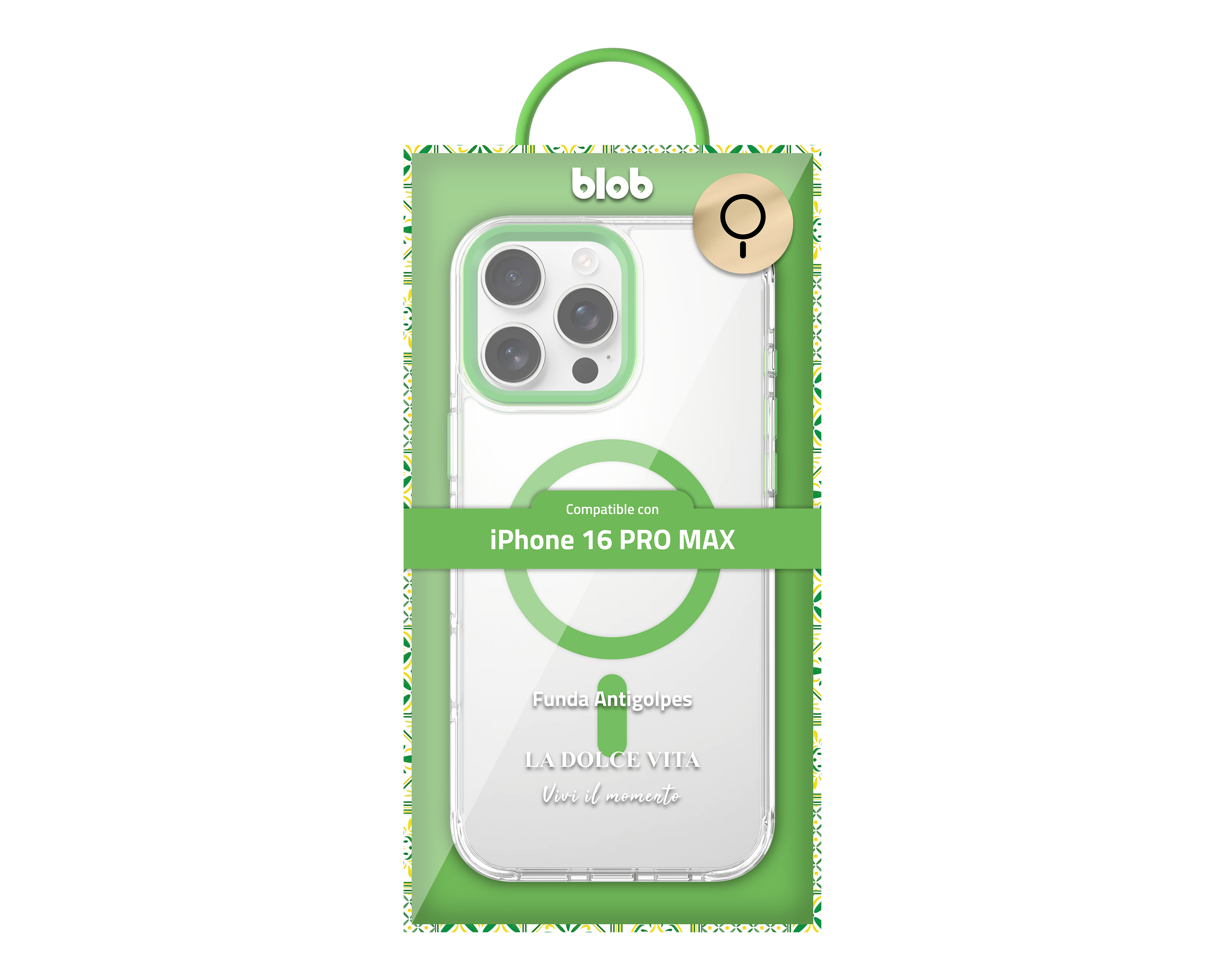 Foto 4 pulgar | Foto 3 | Funda de TPU Blob para iPhone 16 Pro Max