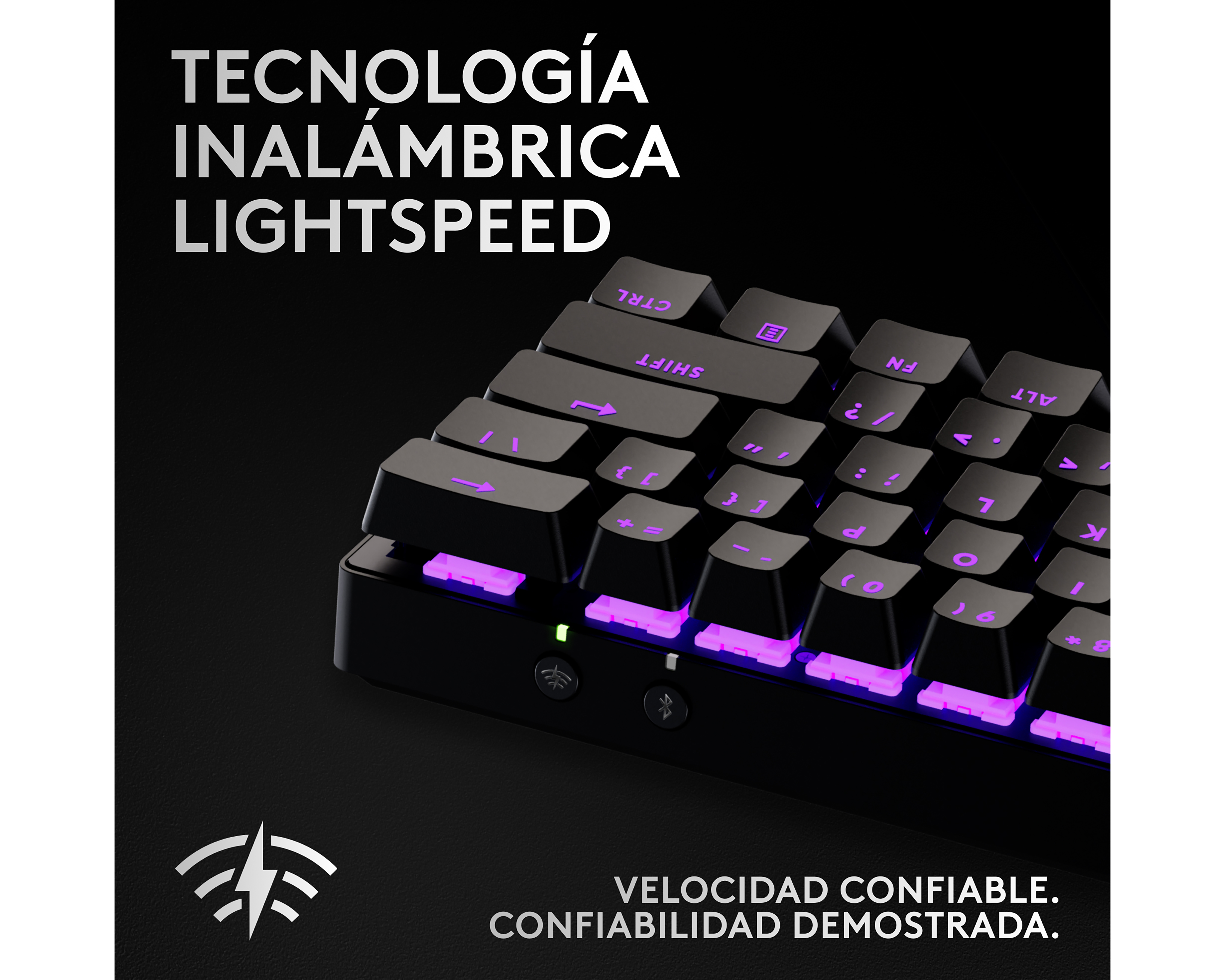 Foto 4 pulgar | Foto 3 | Teclado Gamer Inalámbrico Logitech Pro X 60