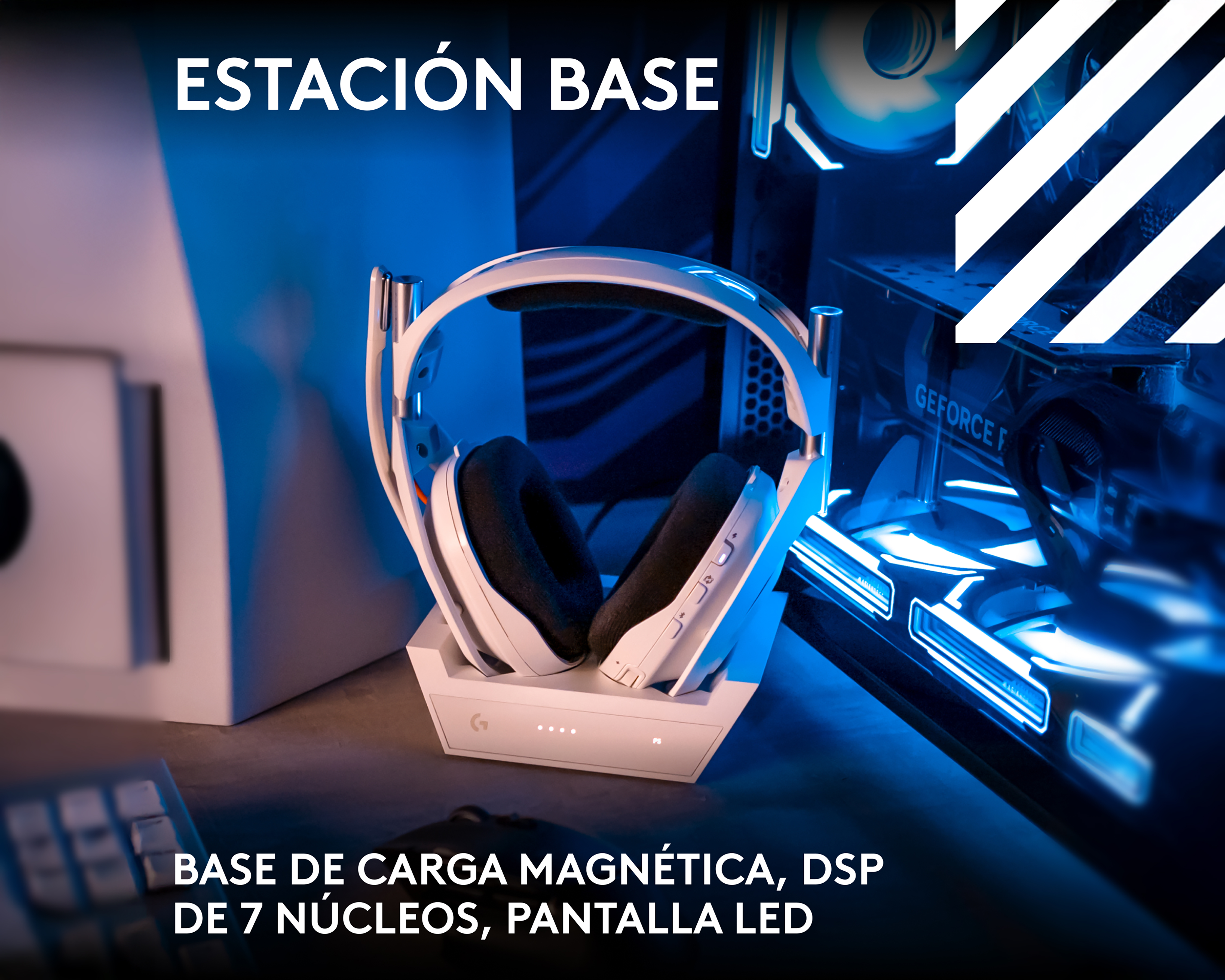 Foto 9 | Foto 9 | Audífonos de Diadema Inalámbricos Logitech G Astro A50 para Gaming