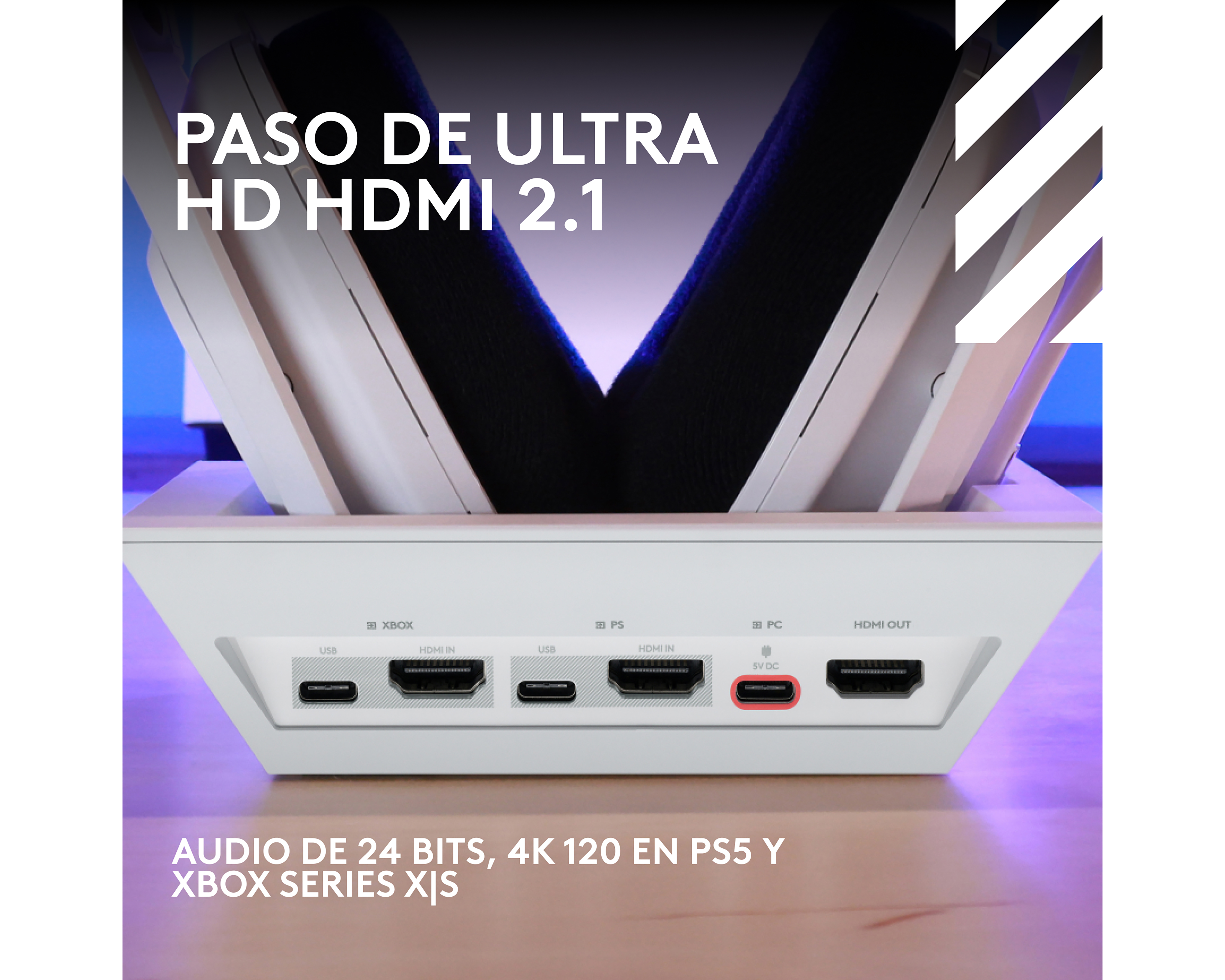 Foto 6 pulgar | Foto 5 | Audífonos de Diadema Inalámbricos Logitech Astro A50 X con Playsync