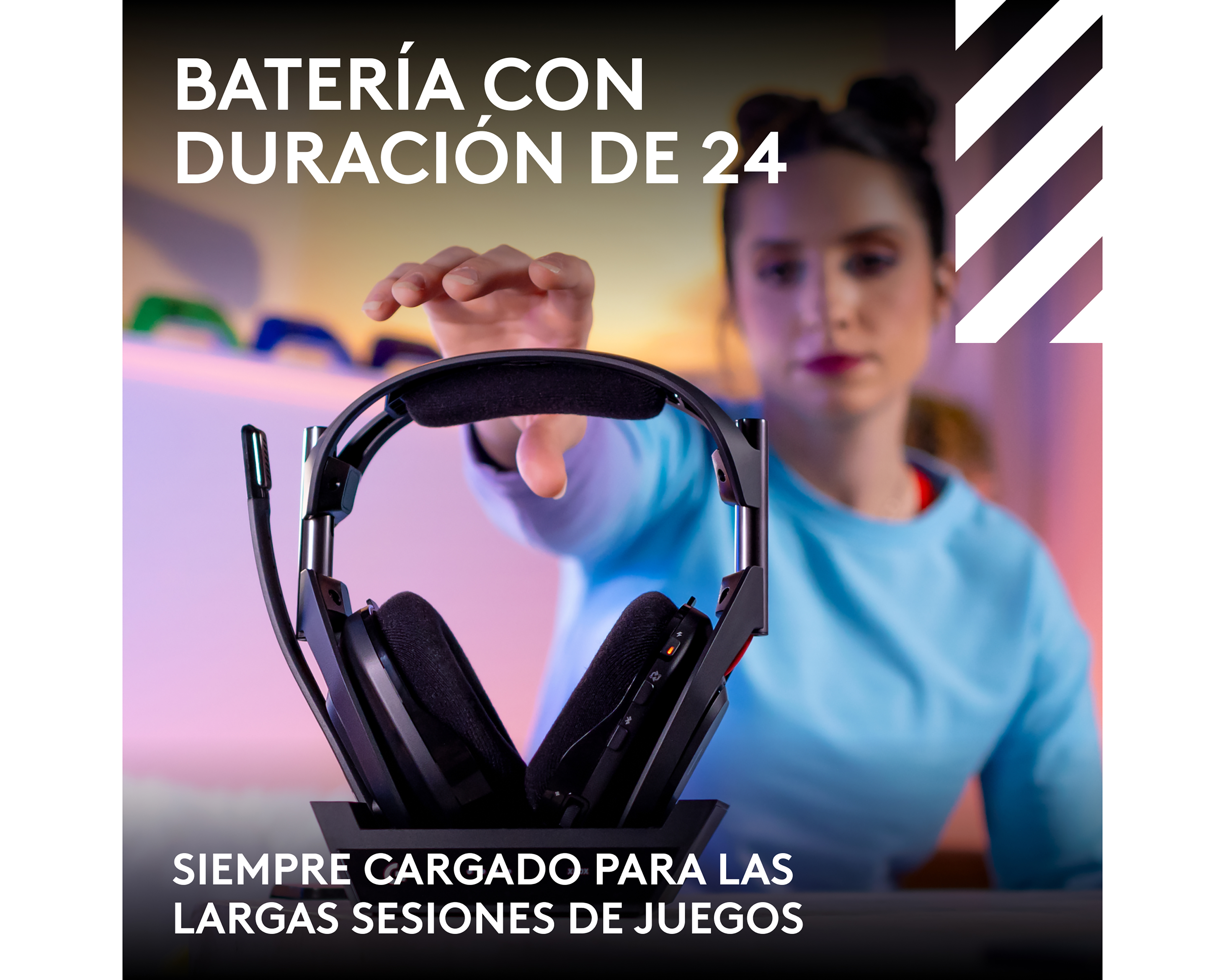 Foto 9 pulgar | Foto 8 | Audífonos de Diadema Inalámbricos Gamer Logitech Astro A50 PlaySync Audio