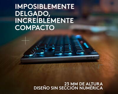 Foto 8 | Foto 8 | Teclado Gamer Inalámbrico Logitech G G915X Lightspeed TKL
