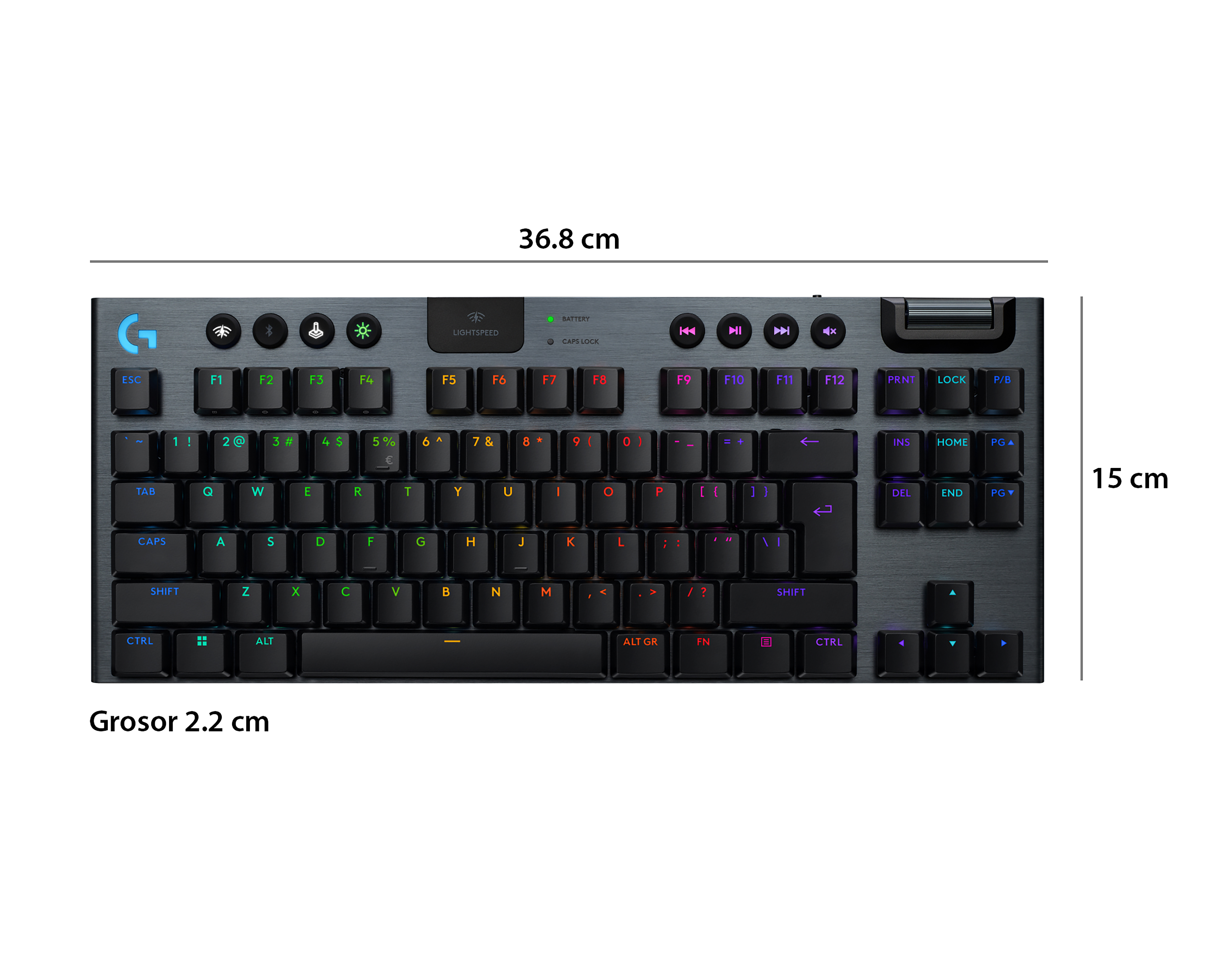 Foto 9 | Foto 9 | Teclado Gamer Inalámbrico Logitech G G915X Lightspeed TKL