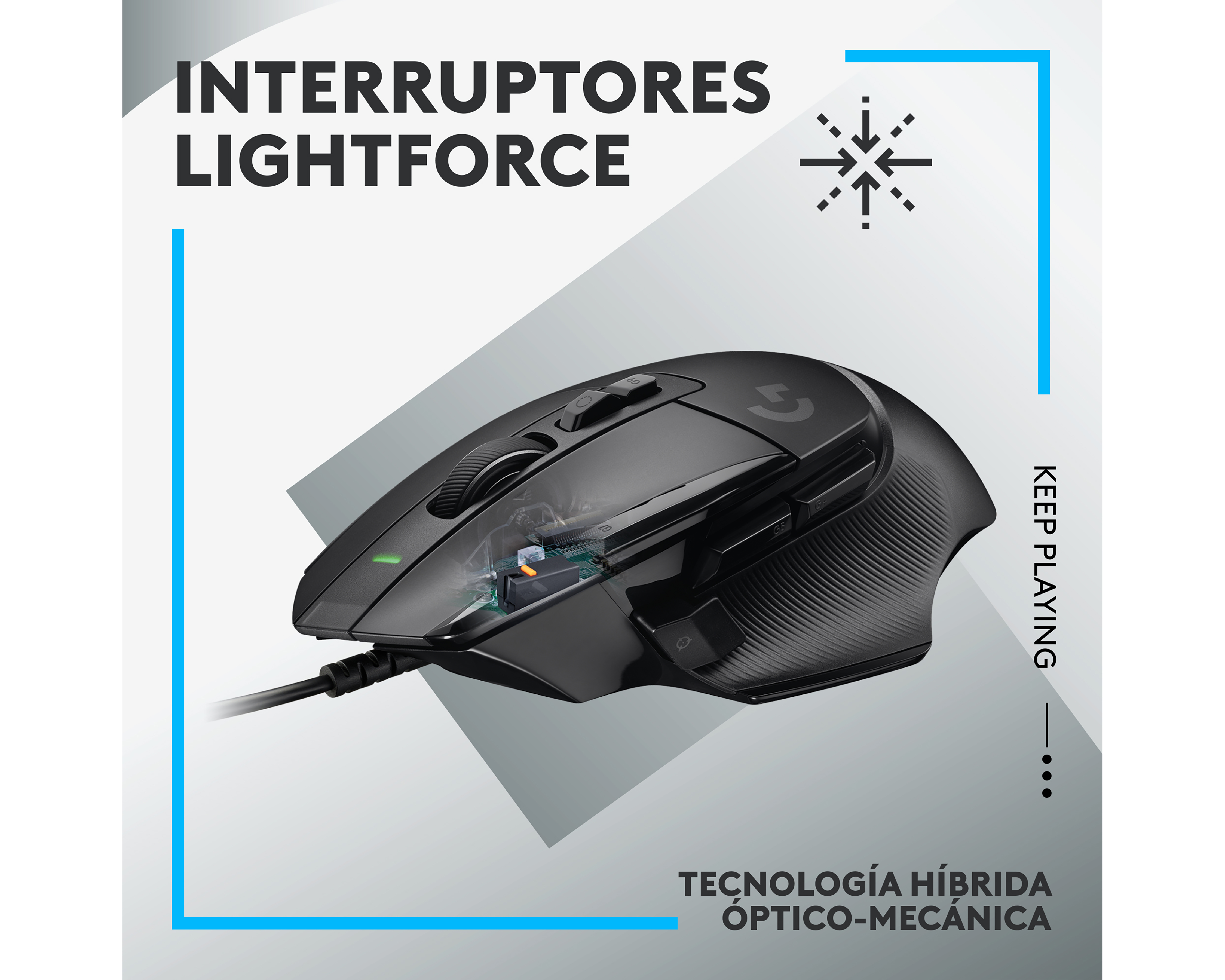 Foto 2 | Foto 2 | Mouse Gamer Alámbrico Logitech G G502X