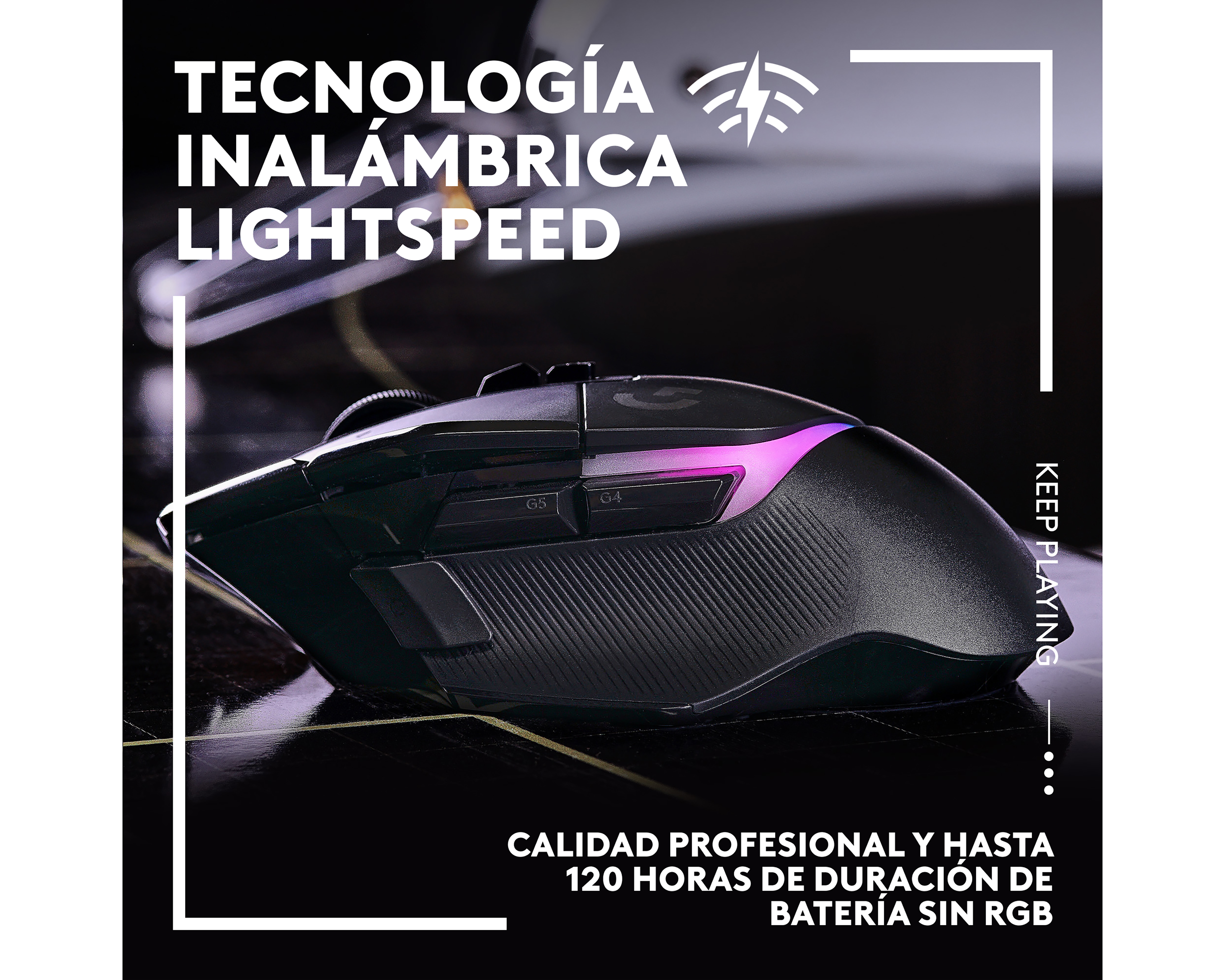 Foto 3 | Foto 3 | Mouse Gamer Inalámbrico Logitech G502 X Plus