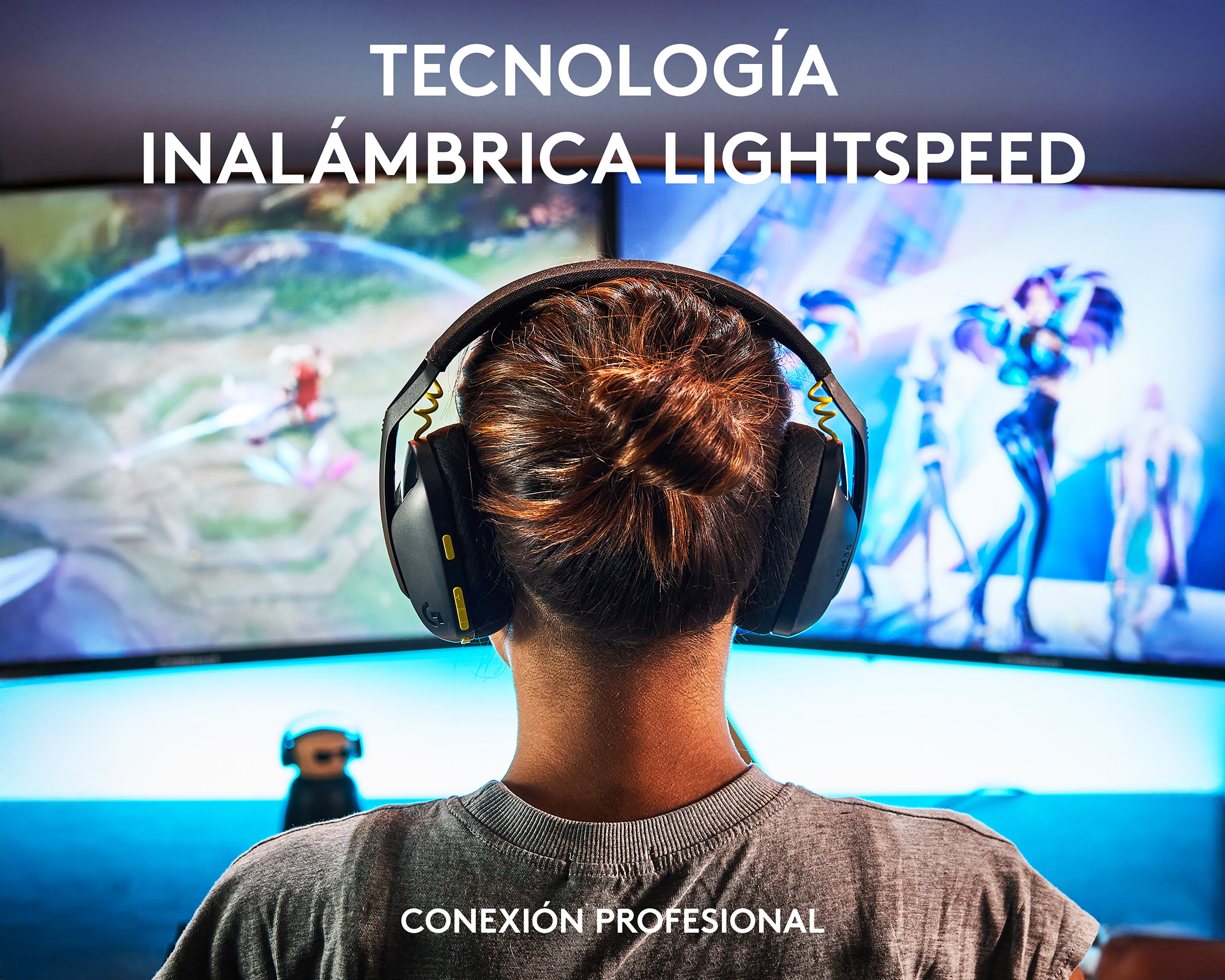 Foto 3 pulgar | Foto 2 | Audífonos de Diadema Inalámbricos Logitech G435 con Micrófonos