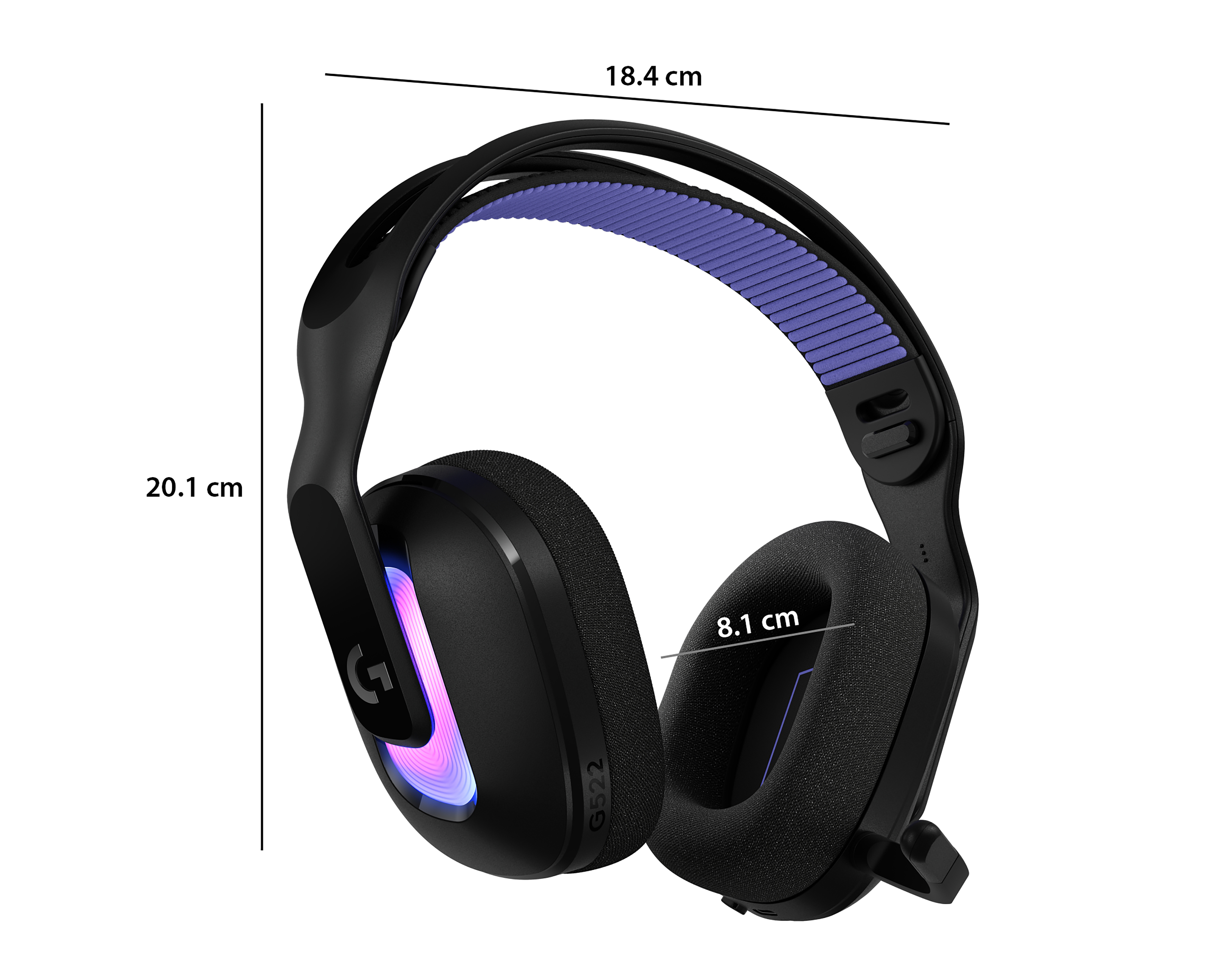 Foto 10 | Foto 10 | Audífonos de Diadema Inalámbricos Logitech G522 con Micrófono