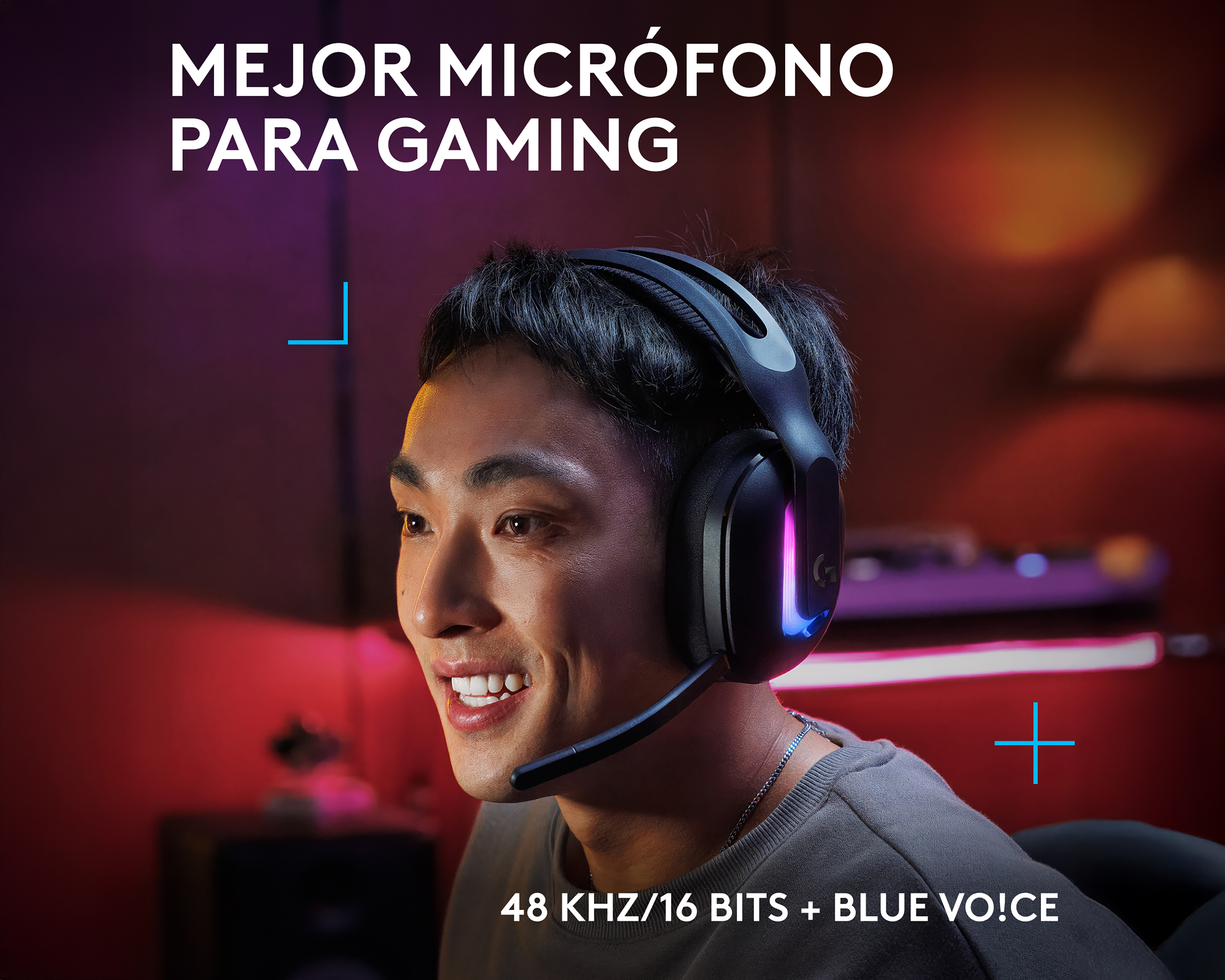 Foto 4 pulgar | Foto 3 | Audífonos de Diadema Inalámbricos Logitech G522 con Micrófono