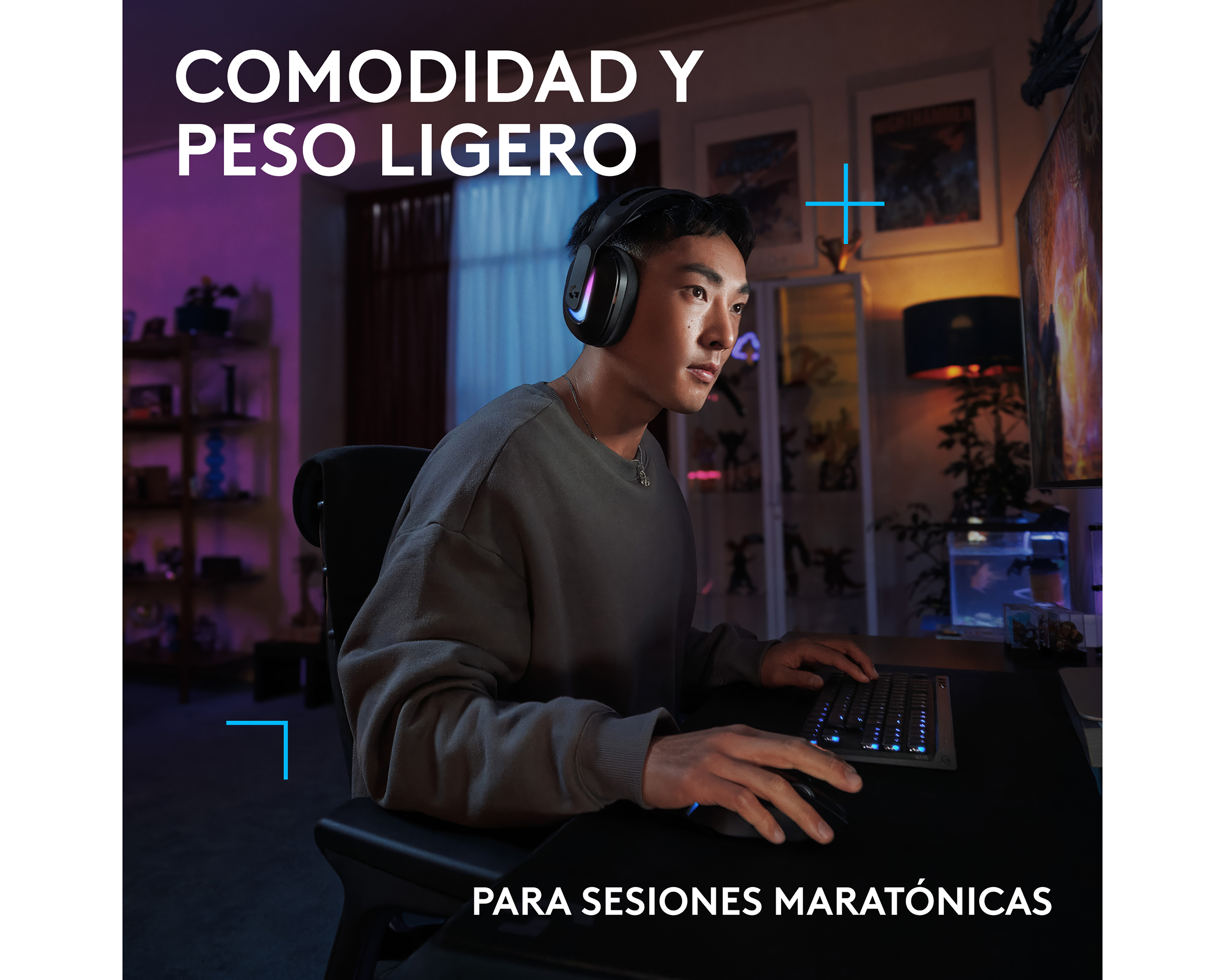 Foto 7 pulgar | Foto 6 | Audífonos de Diadema Inalámbricos Logitech G522 con Micrófono