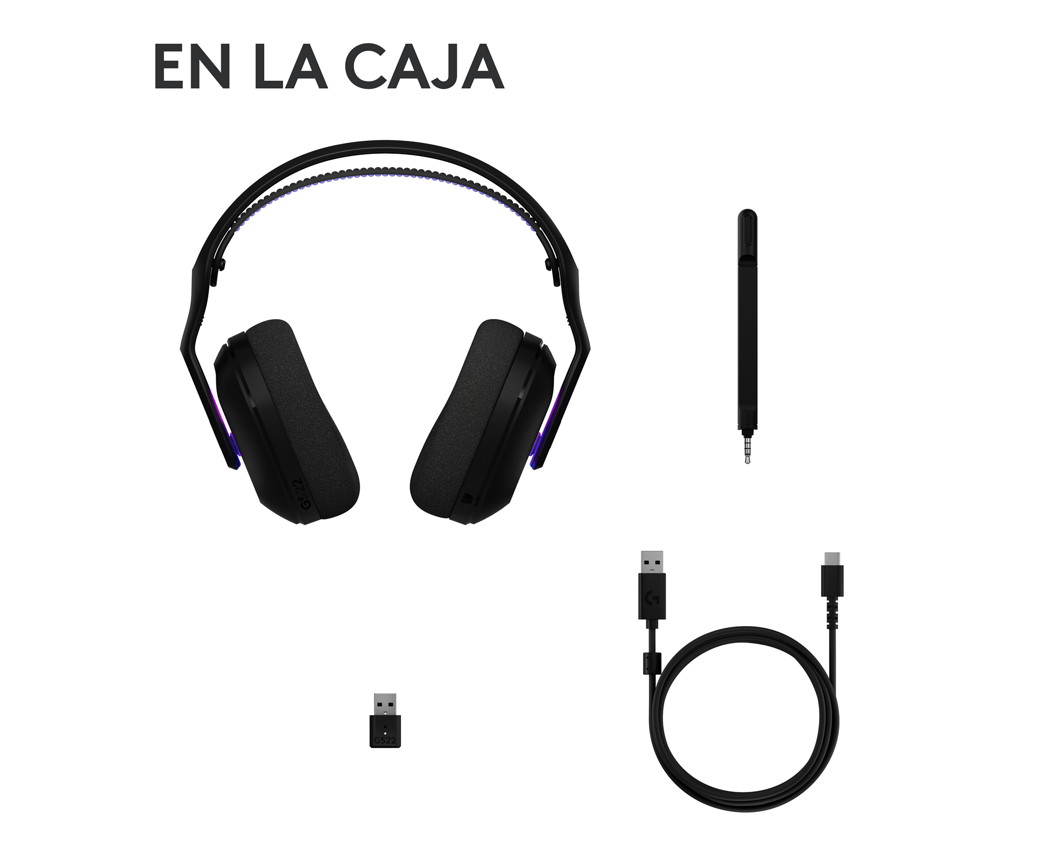 Foto 9 | Foto 9 | Audífonos de Diadema Inalámbricos Logitech G522 con Micrófono