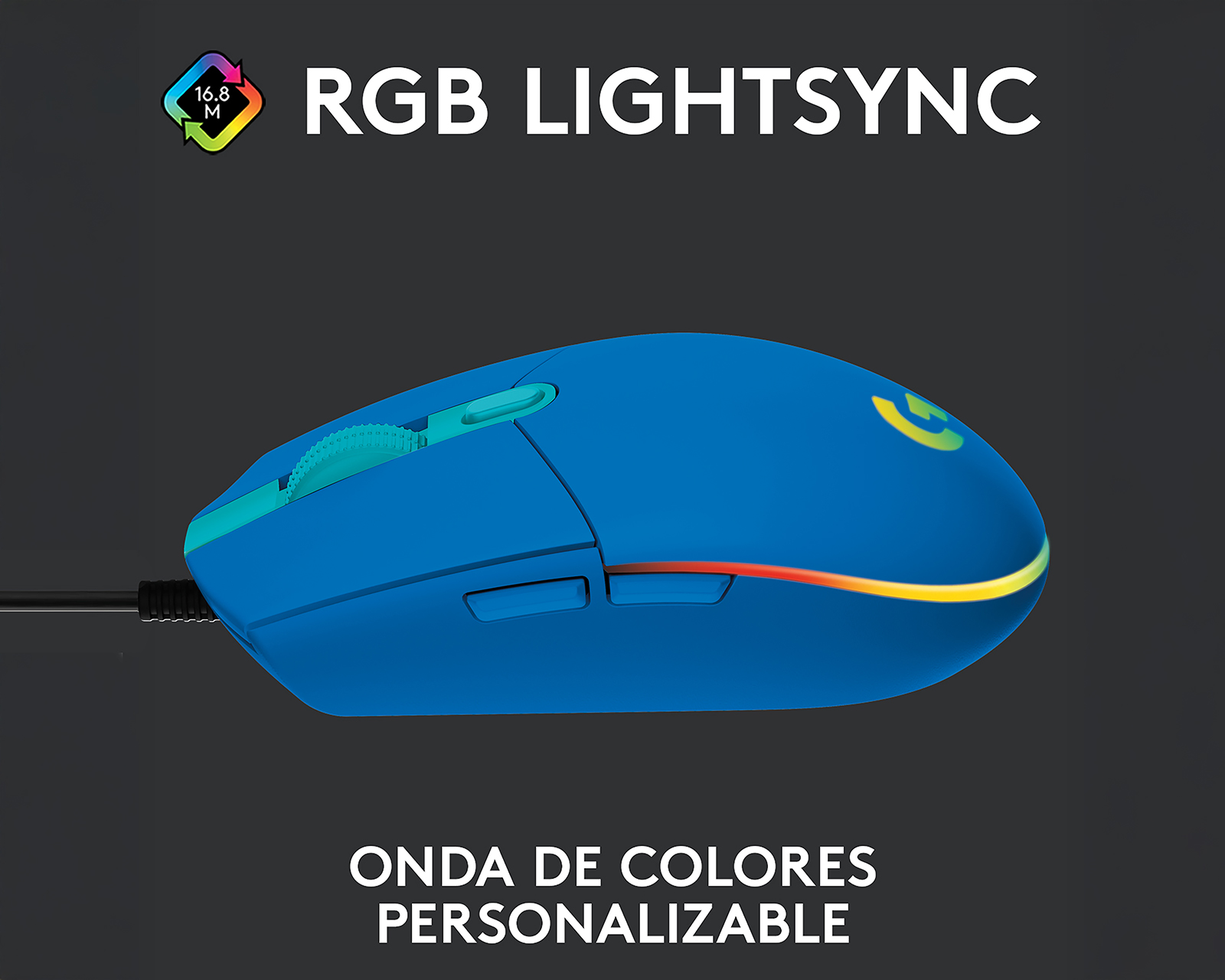 Foto 2 | Foto 2 | Mouse Gamer Alámbrico Logitech G203