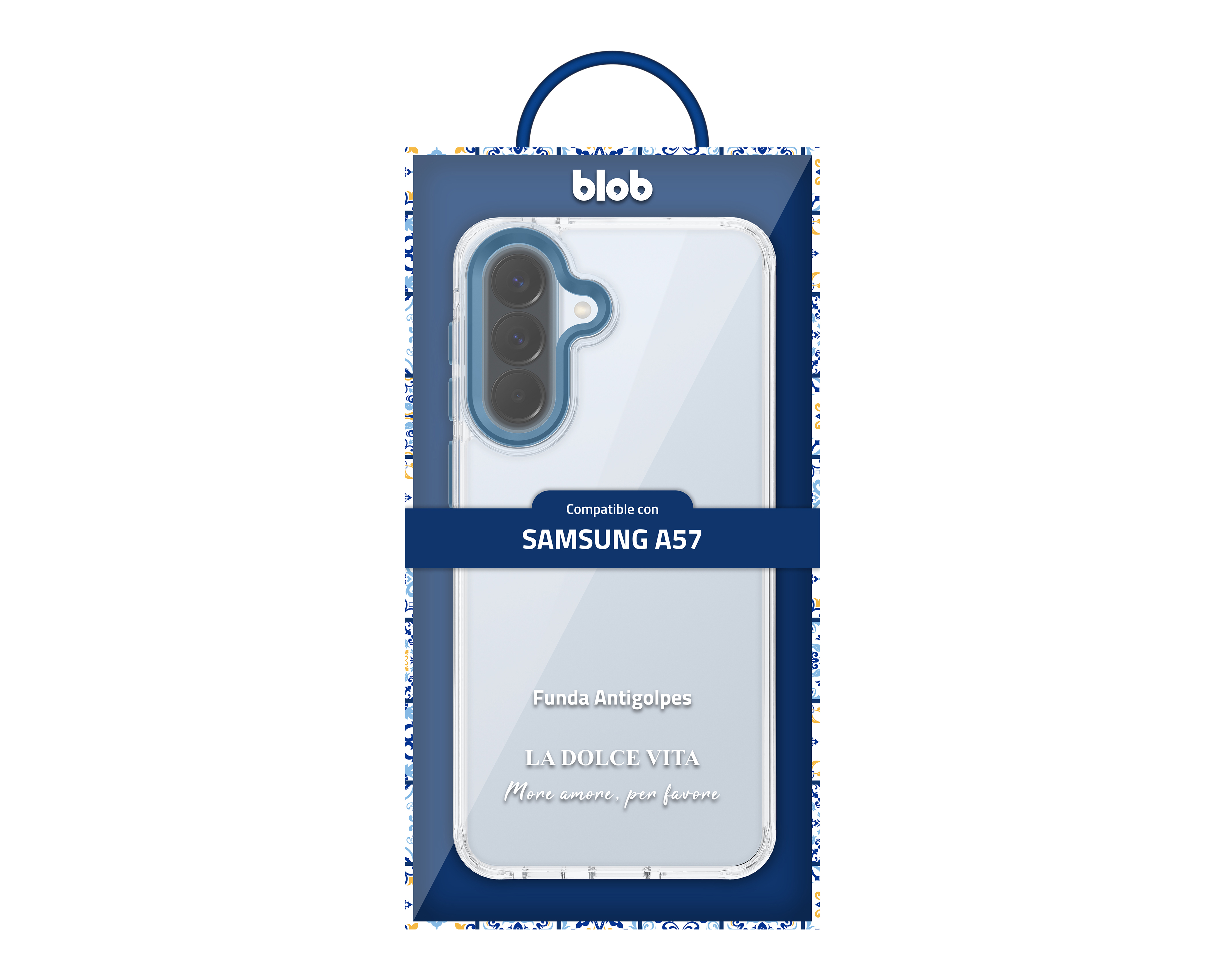 Foto 3 | Foto 3 | Funda de TPU y Policaronato Blob para Samsung A57