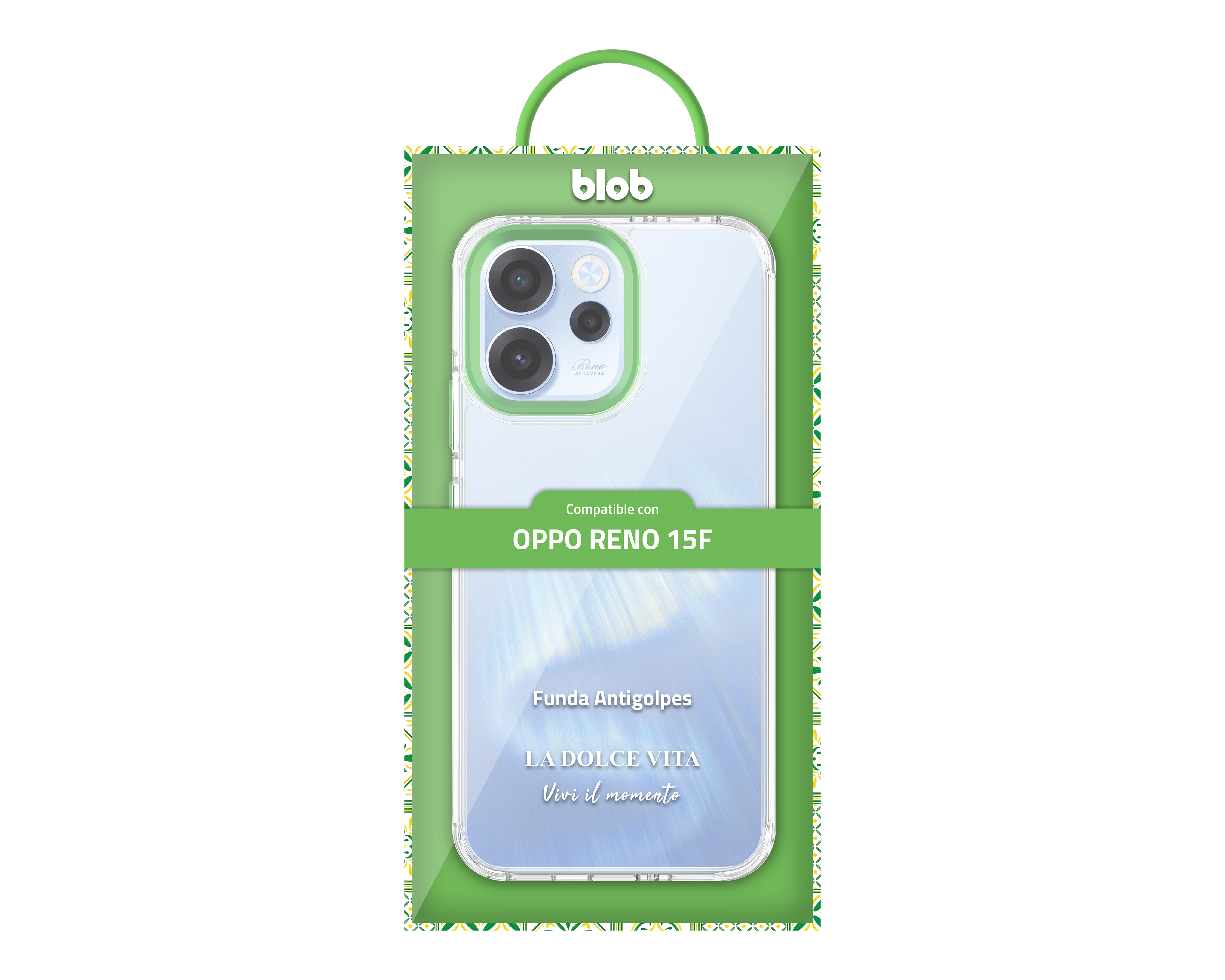 Foto 4 pulgar | Foto 3 | Funda de TPU Blob para OPPO Reno15 F