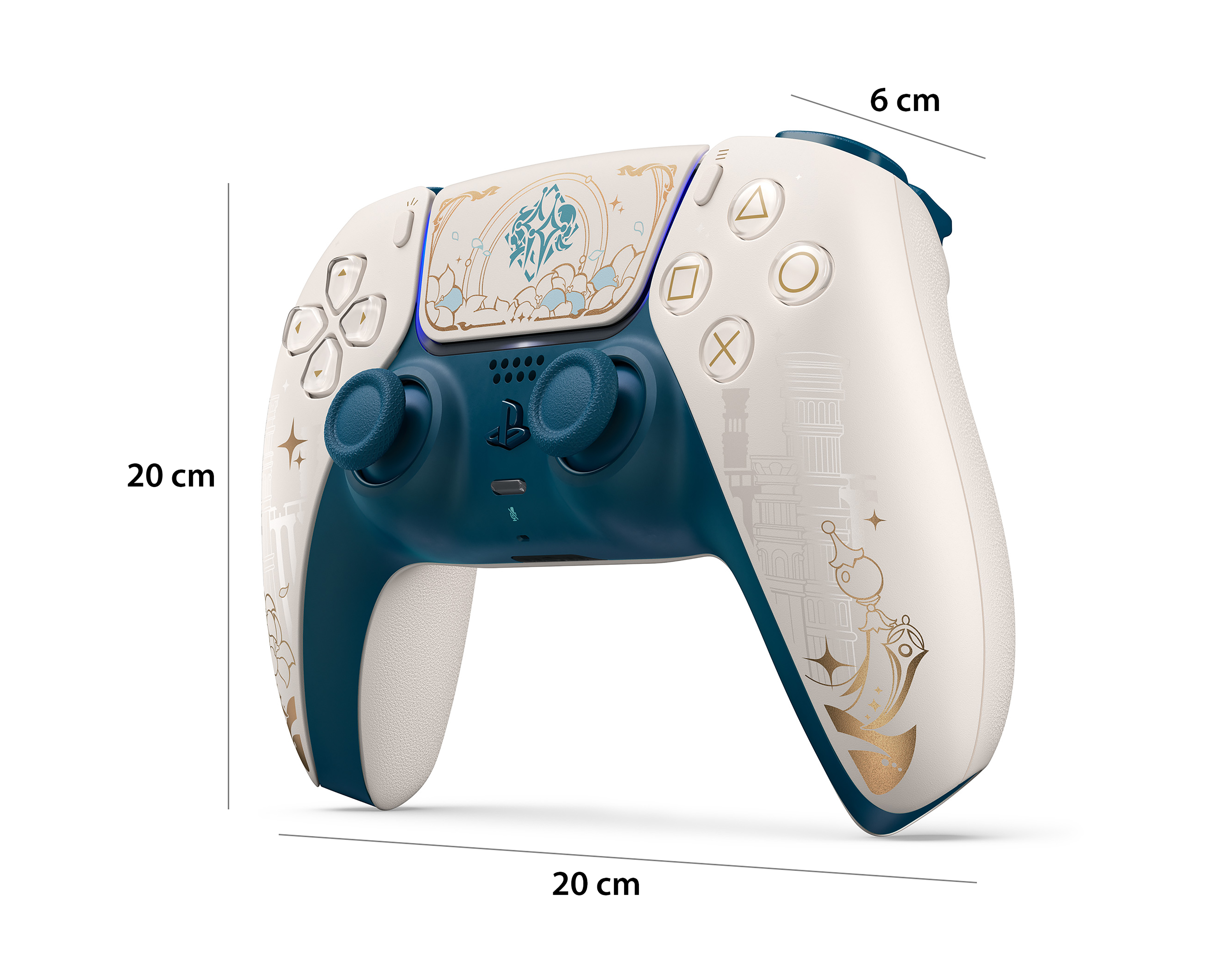 Foto 6 | Foto 6 | Preventa 2026 Control Inalámbrico para PlayStation 5 Dualsense Astro Genshin Impact Blanco