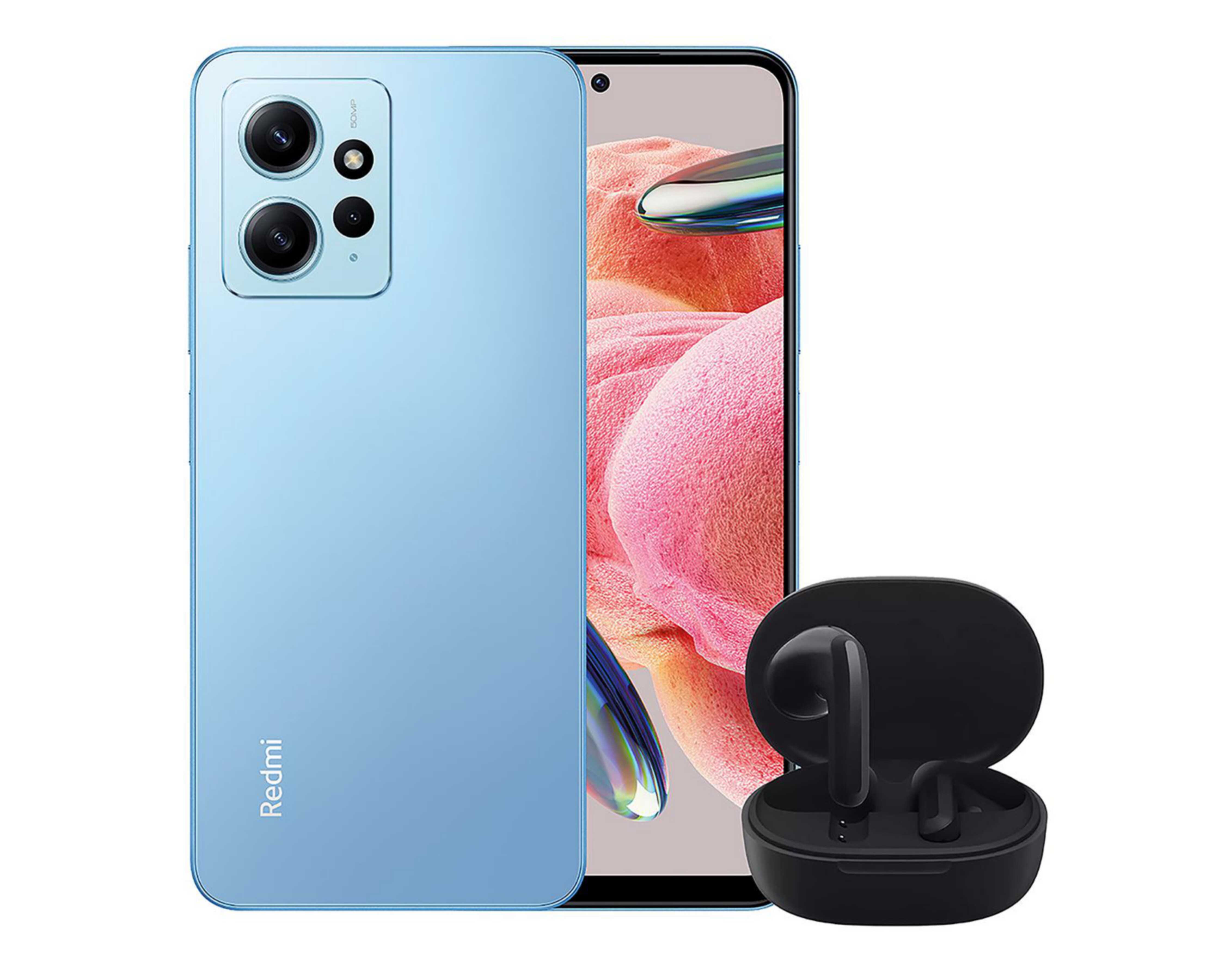 Celular Xiaomi Liberado Redmi Note 12 128 GB Azul + Redmi Buds 4 Lite