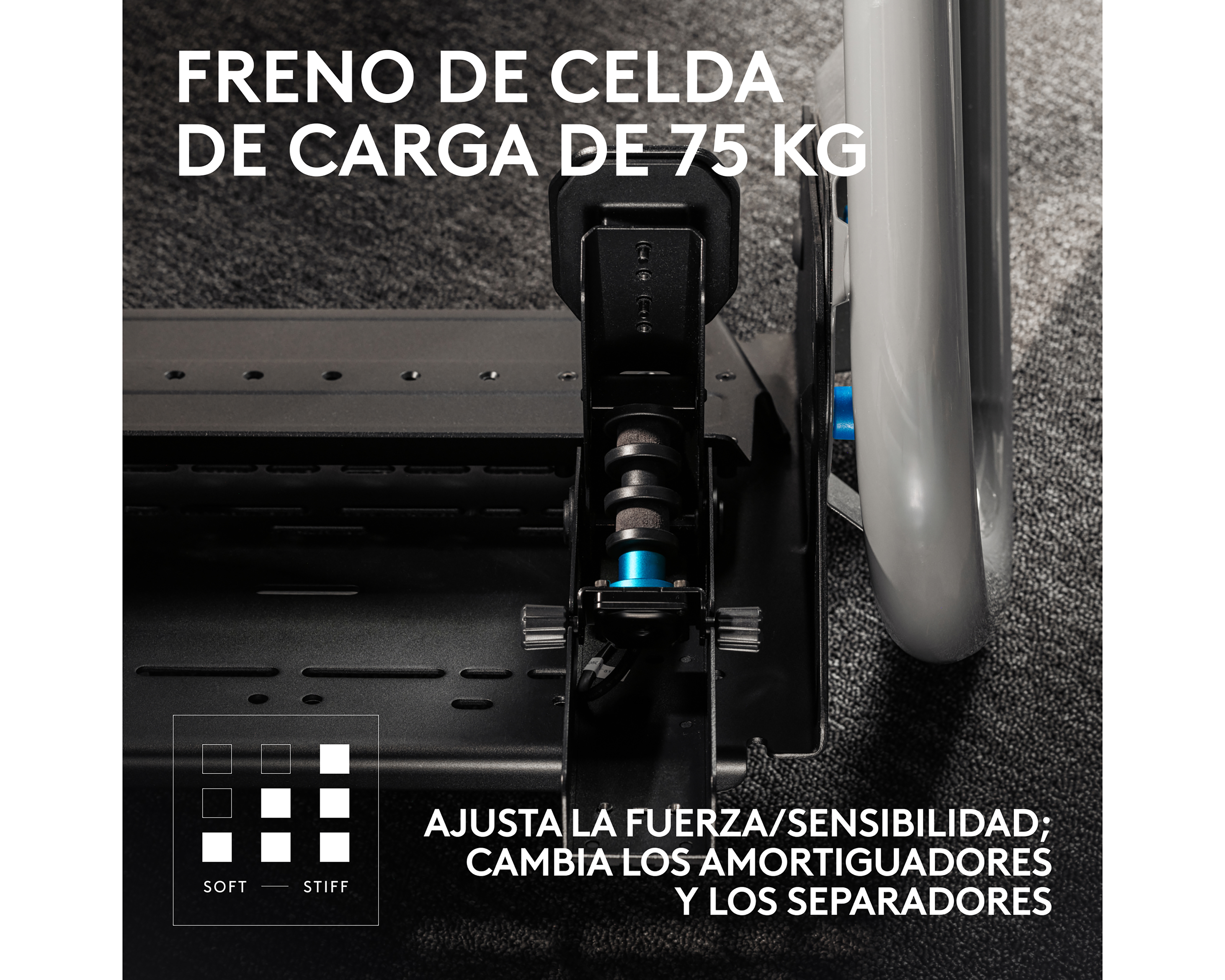 Foto 3 pulgar | Foto 2 | Pedales Logitech G RS Pedals para PlayStation/Xbox y PC