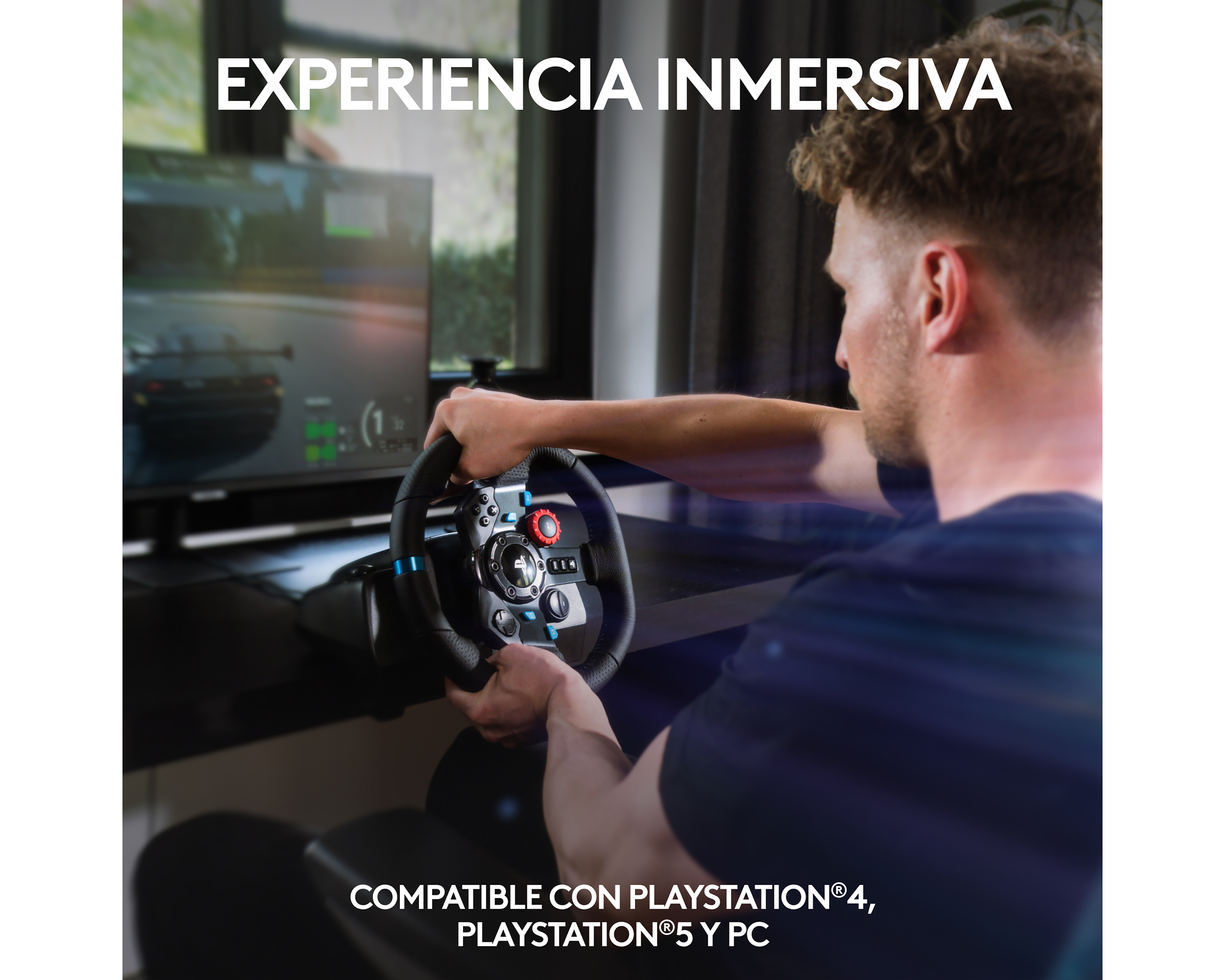 Foto 4 pulgar | Foto 3 | Volante y Pedales Logitech G92 para PS5 PS4 PS3 y PC