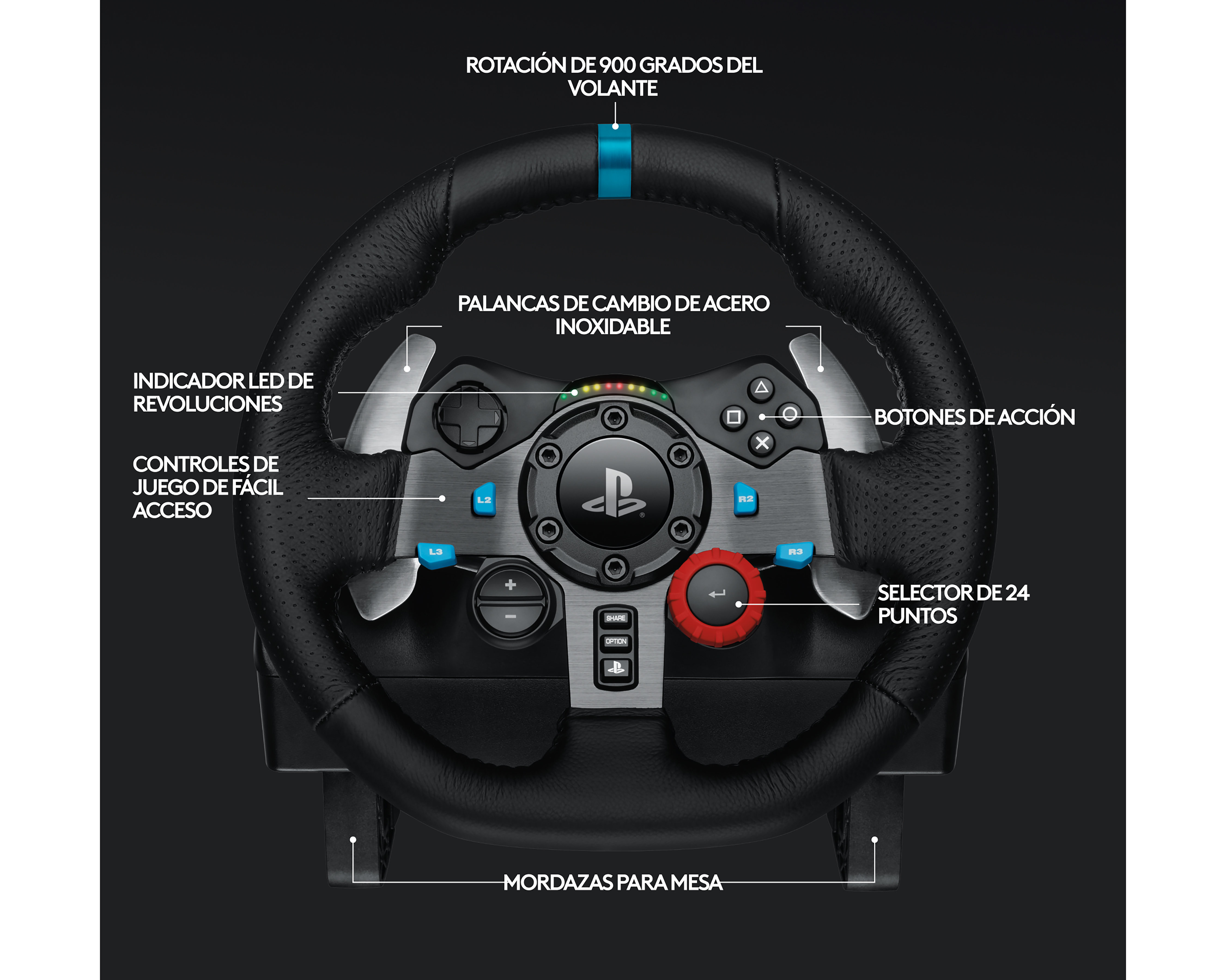 Foto 6 pulgar | Foto 5 | Volante y Pedales Logitech G92 para PS5 PS4 PS3 y PC