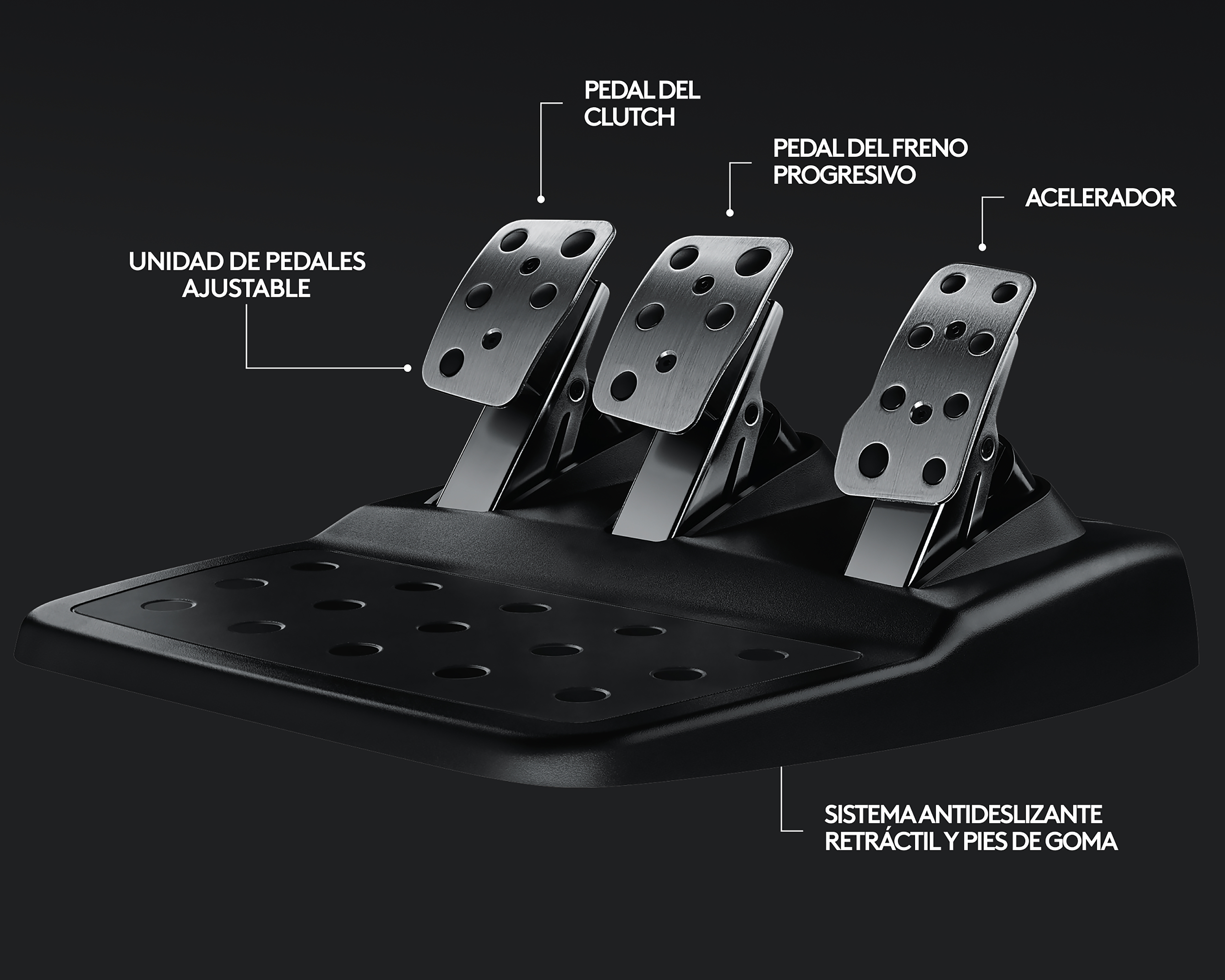 Foto 6 | Foto 6 | Volante y Pedales Logitech G92 para PS5 PS4 PS3 y PC