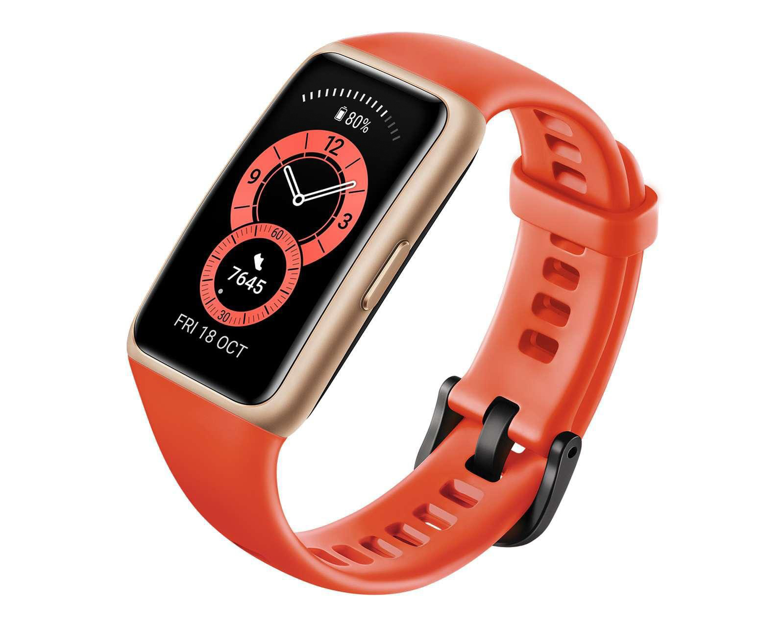 Foto 5 pulgar | Foto 4 | Fitband Huawei Band 6 Anaranjado