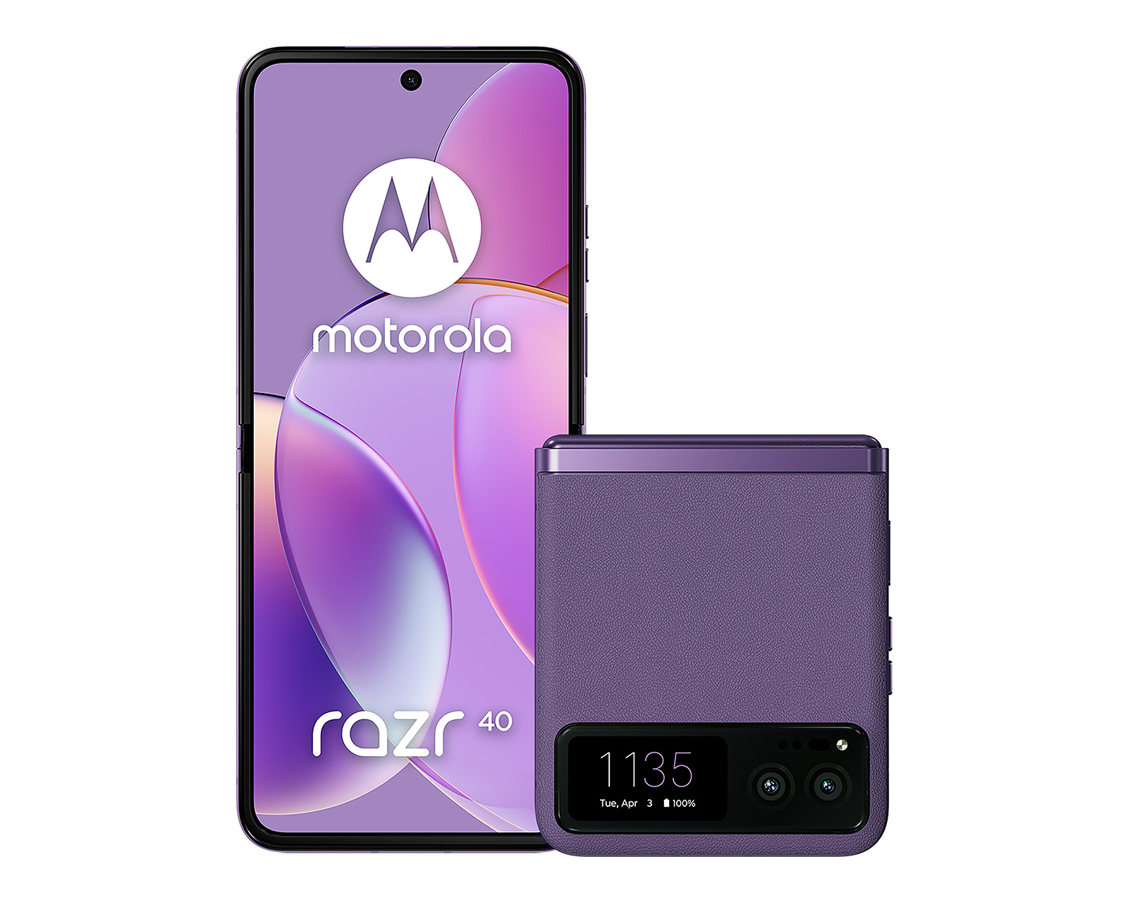 Foto 2 pulgar | Foto 1 | Telcel Motorola Razr 40 256 GB Morado