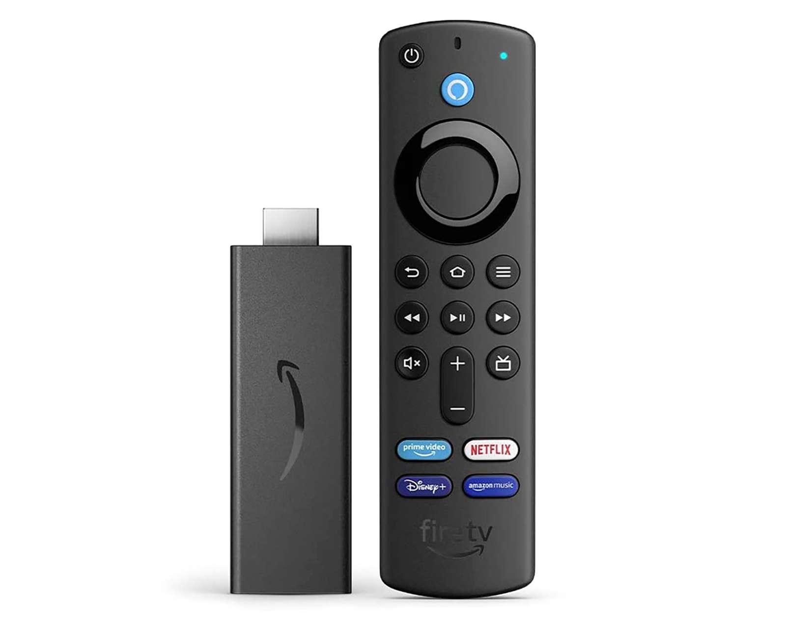 Reproductor Streaming Amazon TV Stick Full HD con Control de Voz