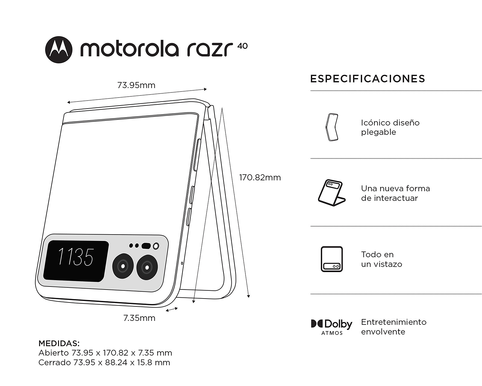 Foto 8 pulgar | Foto 7 | Telcel Motorola Razr 40 256 GB Gris