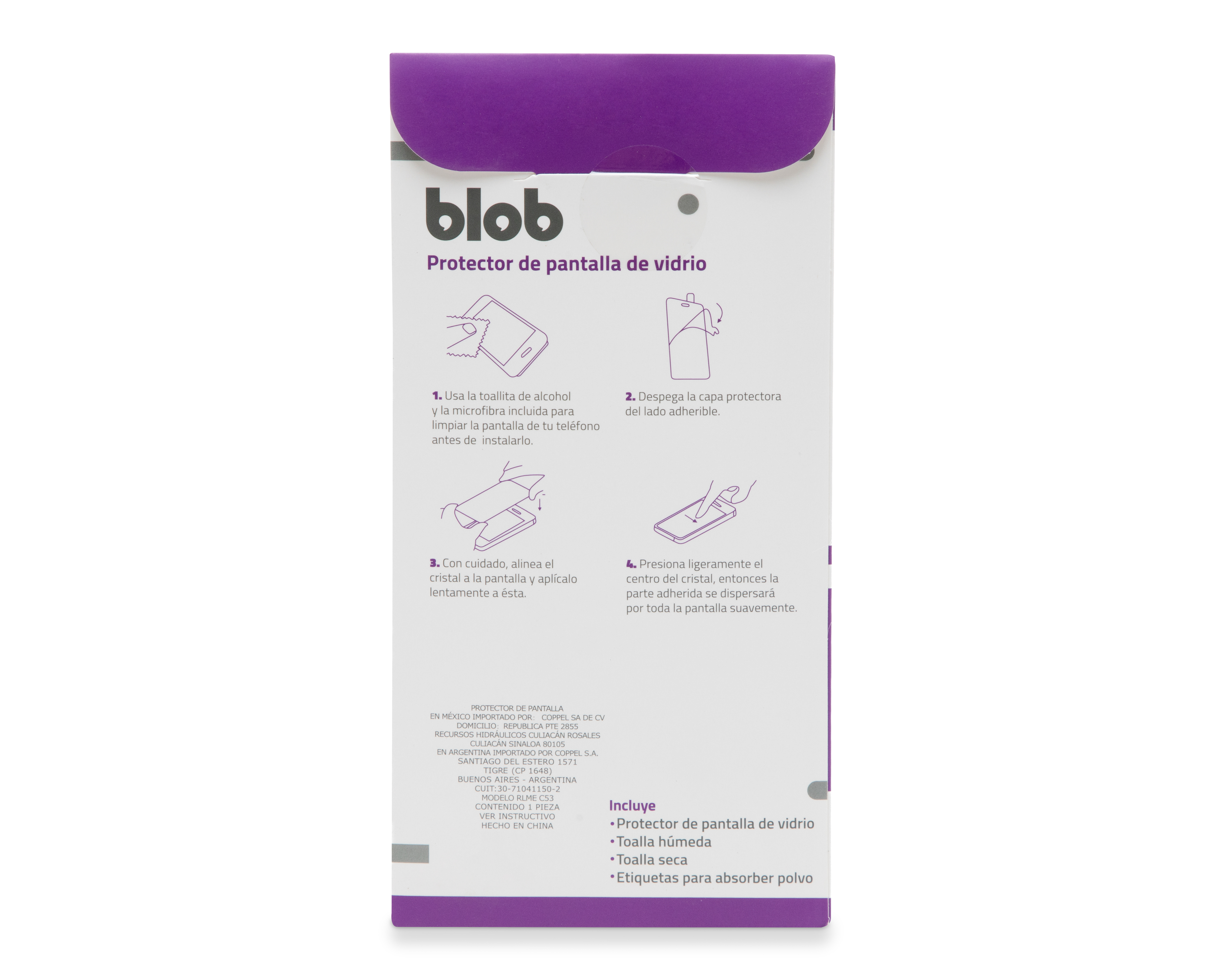 Foto 2 | Foto 2 | Protector de Pantalla Blob para Realme C53