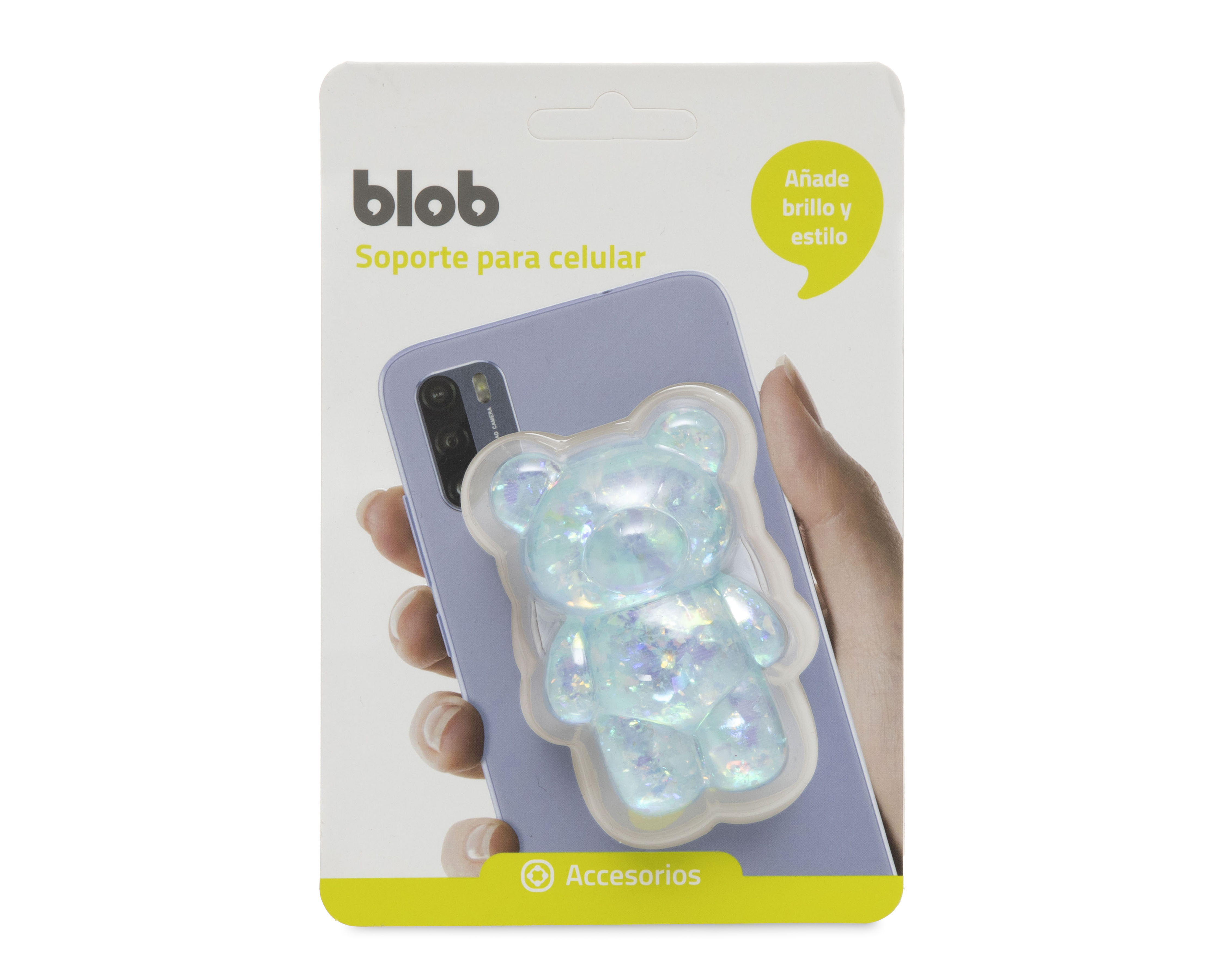 Foto 1 | Foto 1 | Soporte Adherible Blob Azul para Celular