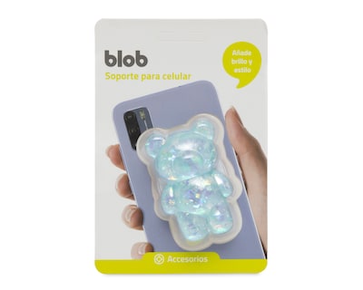Foto 1 | Foto 1 | Soporte Adherible Blob Azul para Celular