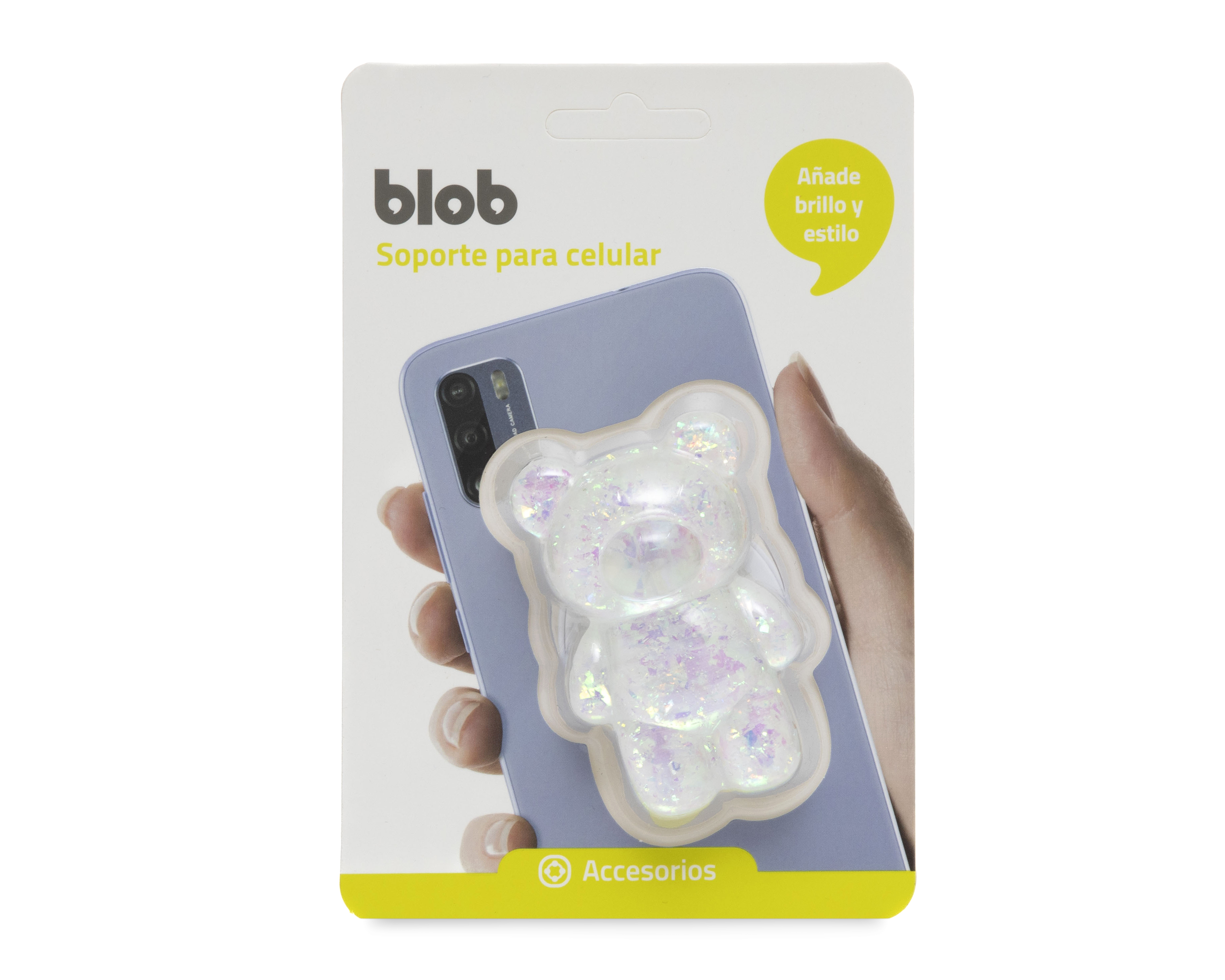 Soporte Adherible Blob Tornasol para Celular