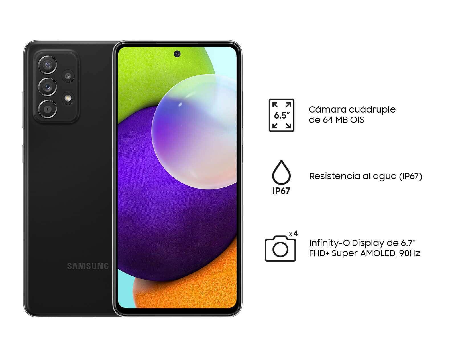 Foto 3 pulgar | Foto 2 | Telcel Samsung Galaxy A52 128 GB Negro