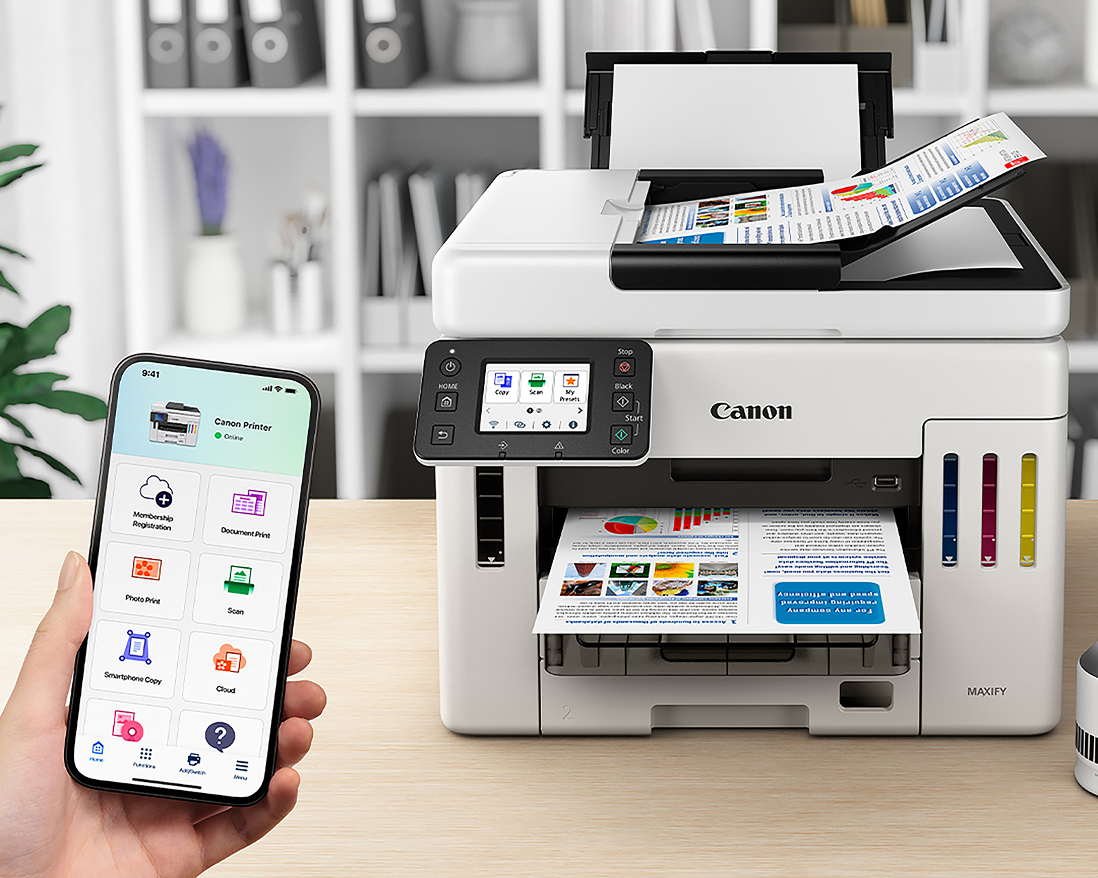 Foto 4 | Foto 4 | Impresora Multifuncional Canon de Inyección Maxify GX7110