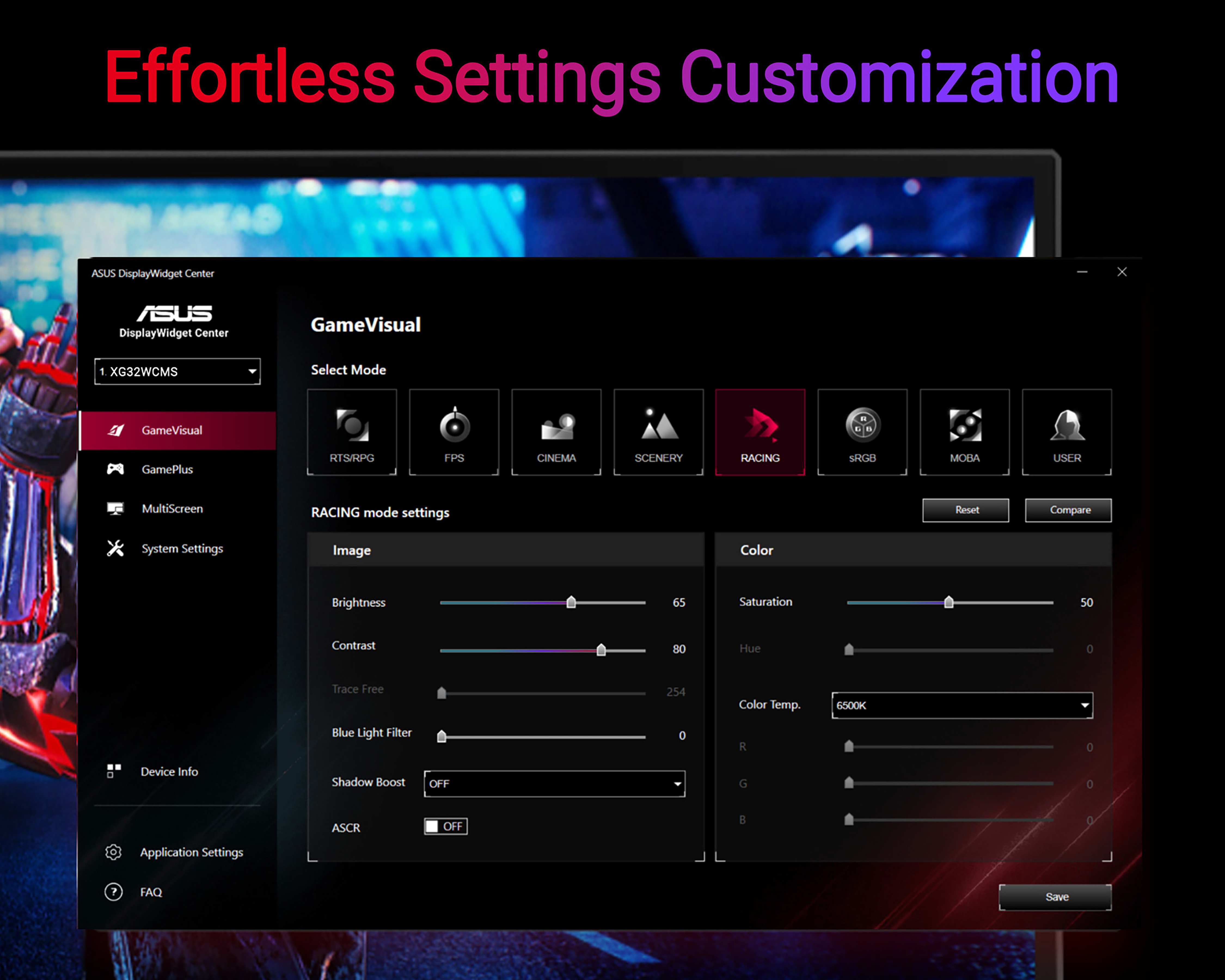 Foto 7 pulgar | Foto 6 | Monitor Gamer Asus ROG Strix XG32WCMS 31.5 Pulgadas QHD 280 Hz