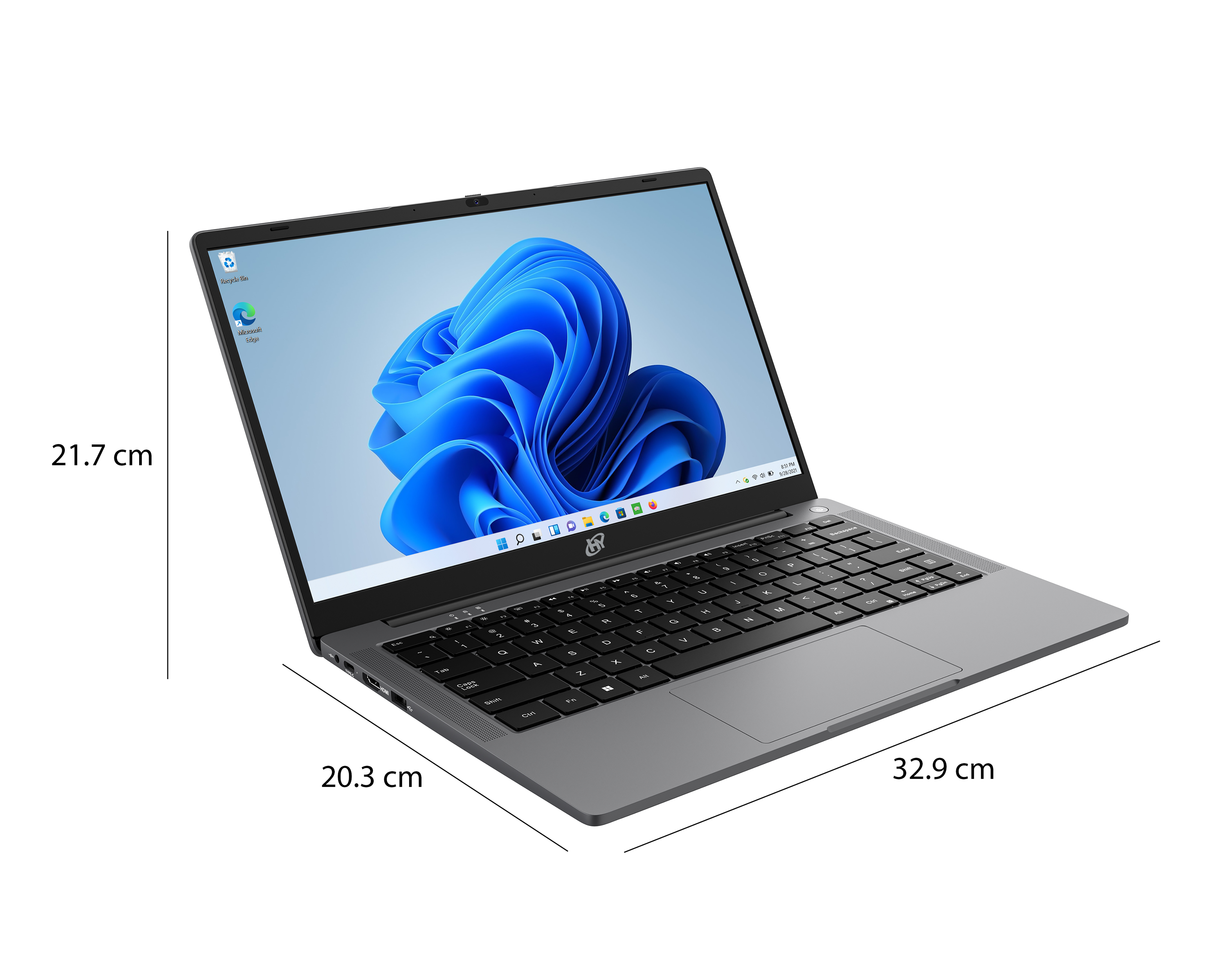 Foto 6 pulgar | Foto 5 | Laptop Hyundai HT14CC4S04 14.1 Pulgadas Windows 11 Intel Celeron 4 GB RAM 128 GB SSD Gris