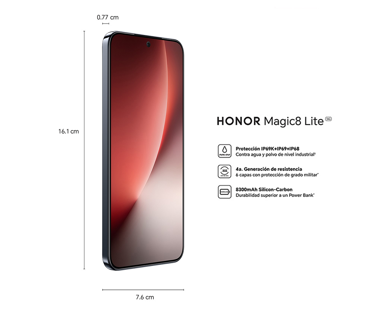 Foto 9 pulgar | Foto 8 | Movistar Honor Magic 8 Lite 512 GB Negro