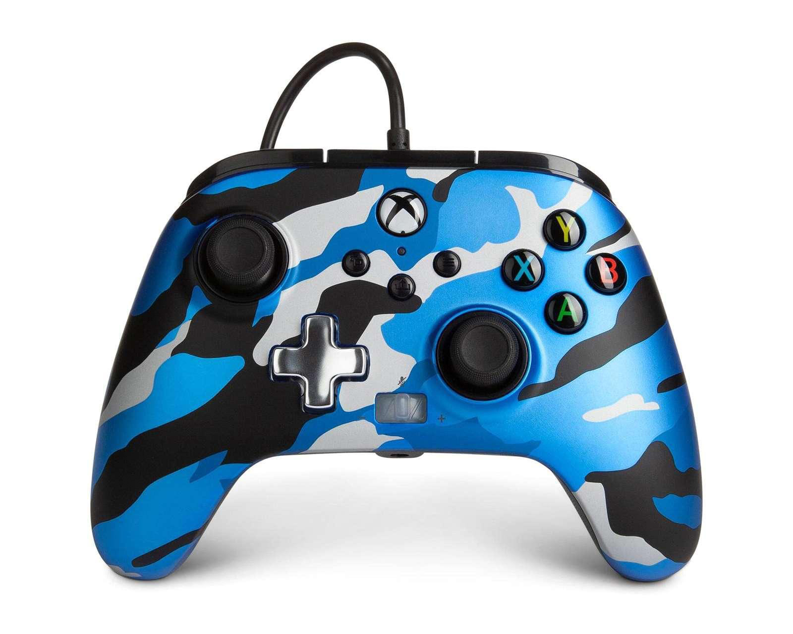 Control Alámbrico Power A para Xbox Azul