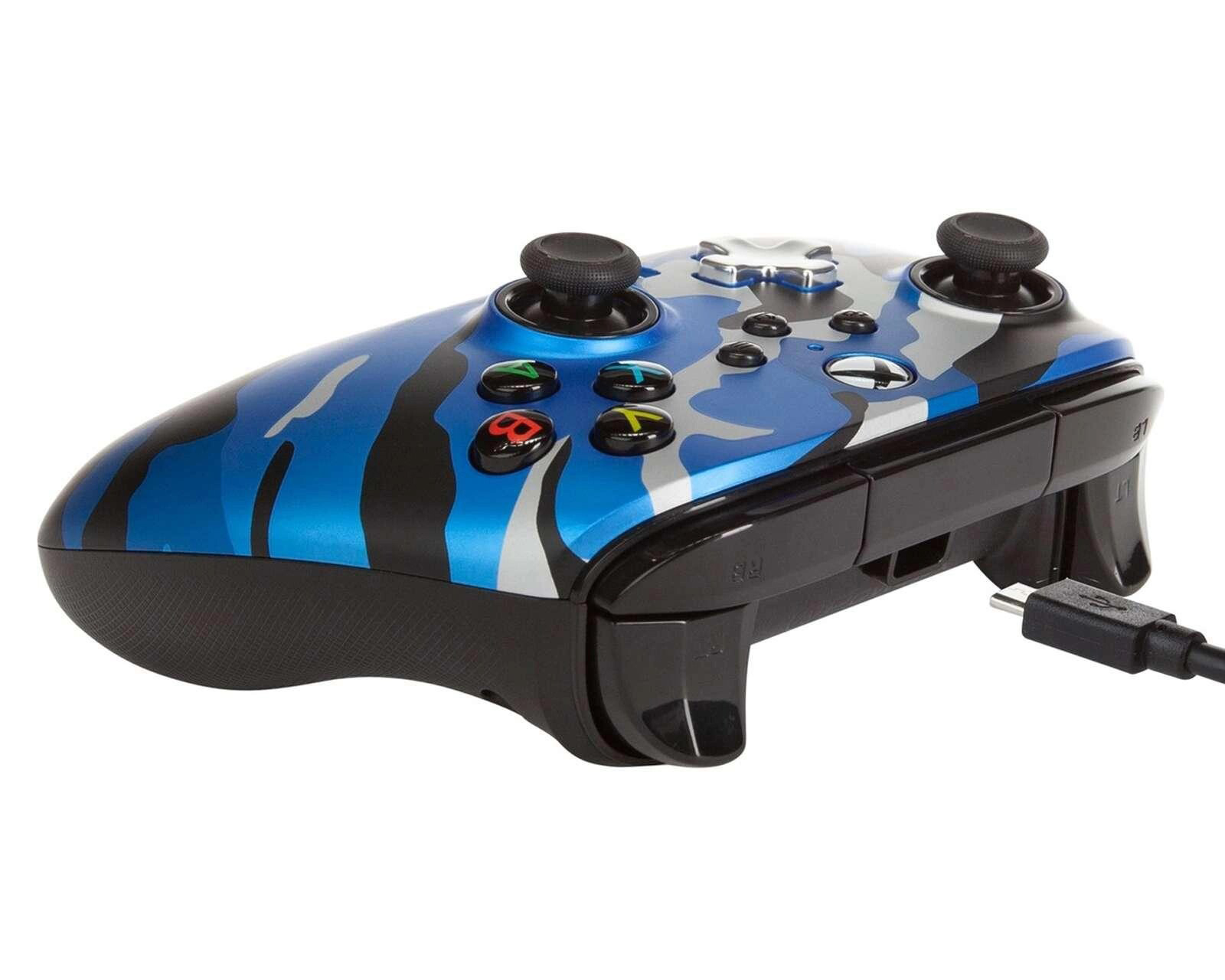 Foto 2 | Foto 2 | Control Alámbrico Power A para Xbox Azul