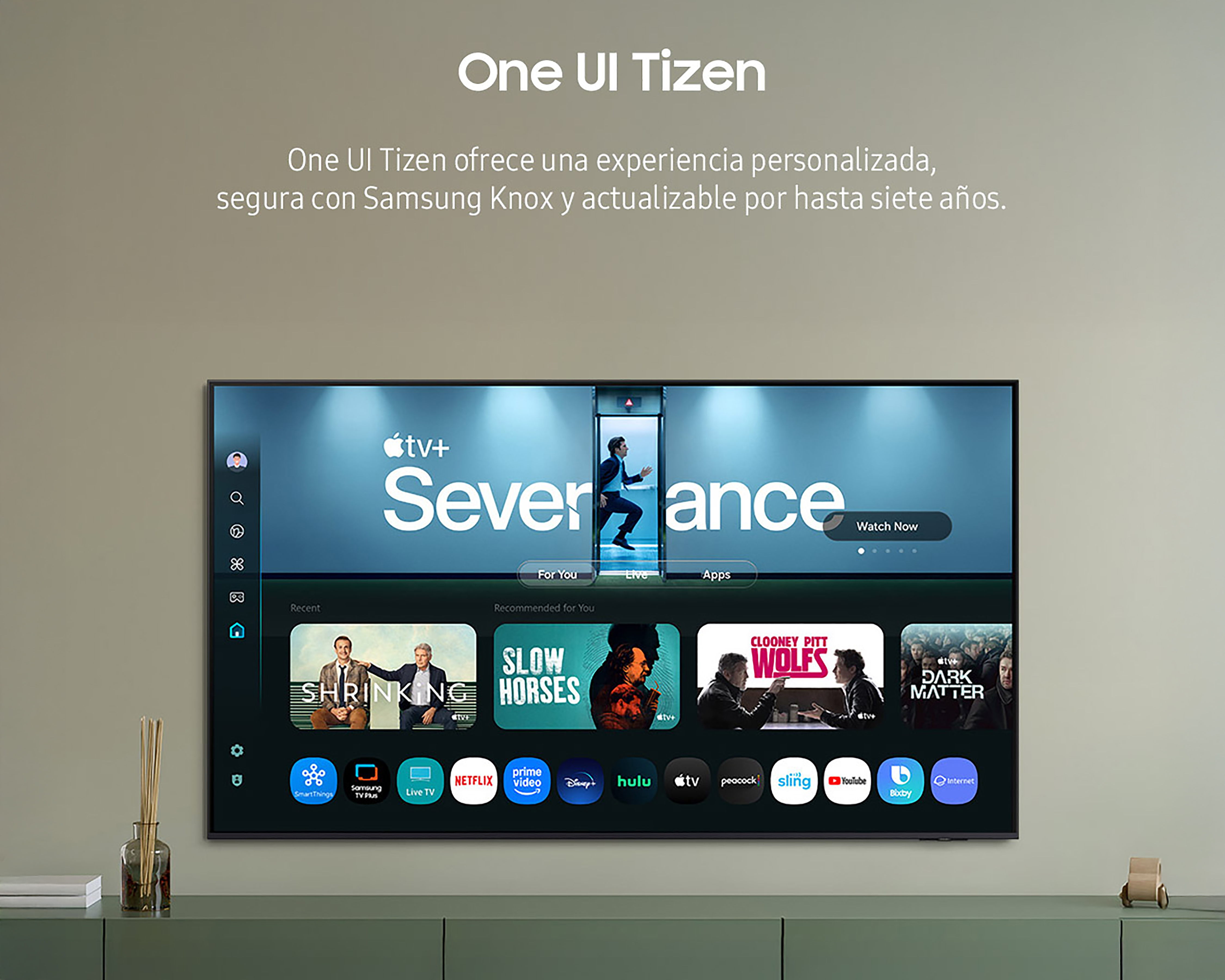 Foto 6 pulgar | Foto 5 | Pantalla Smart TV Samsung Crystal LED 70 Pulgadas UHD 4K UN70U8000FFXZX