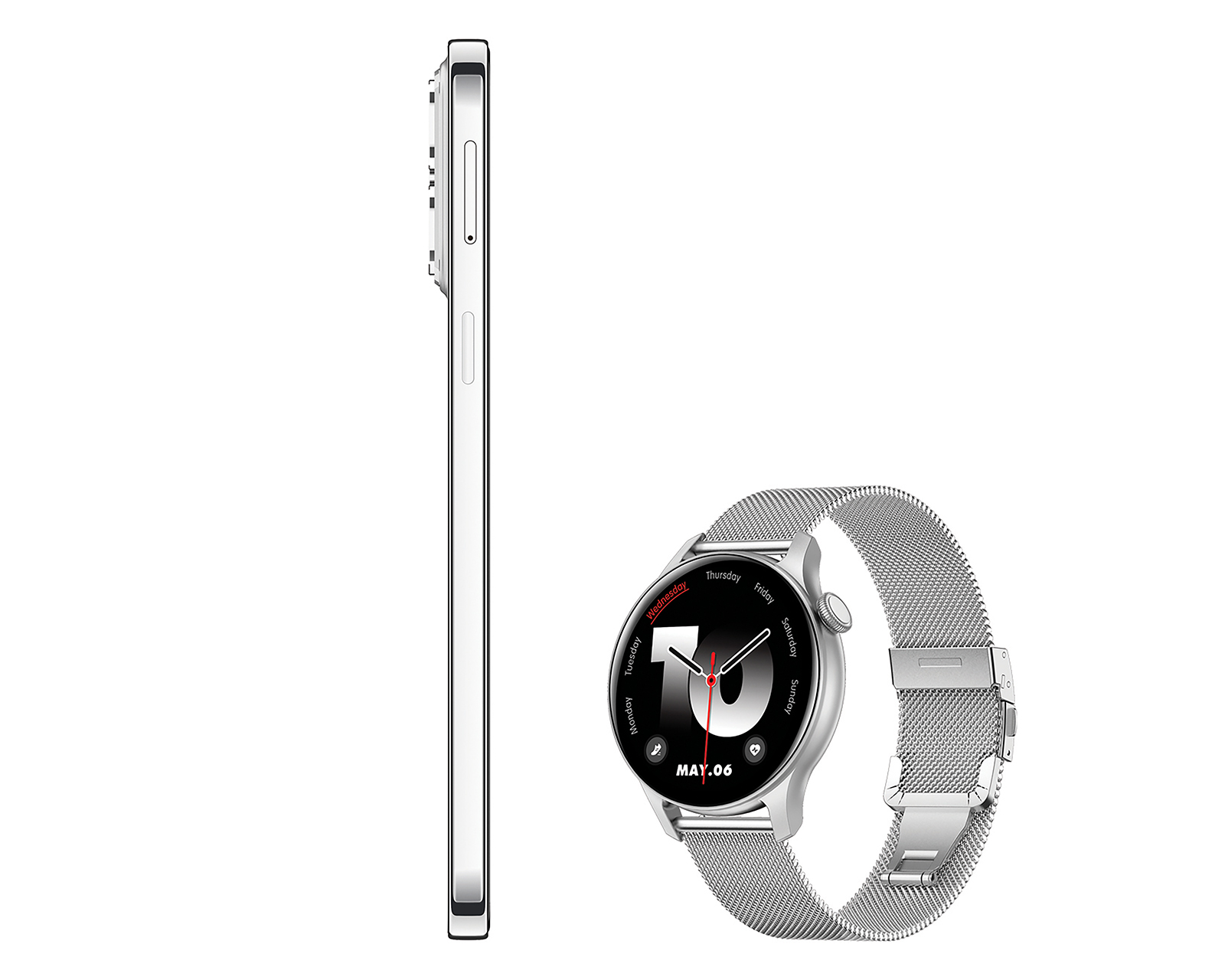 Foto 8 pulgar | Foto 7 | Telcel Nubia V80 Pro 256 GB Blanco + Smartwatch