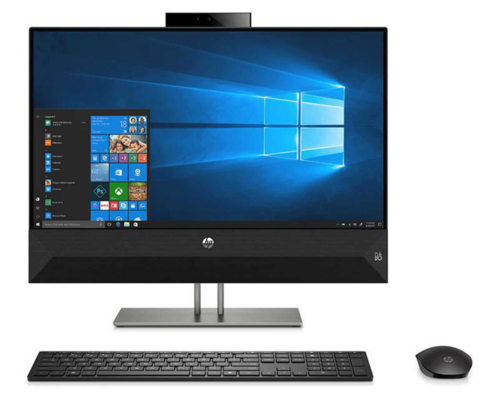 Foto 2 pulgar | Foto 1 | Computadora de escritorio HP 24-XA043TLA 23.8" AMD A9 4 GB RAM 1 TB Negra