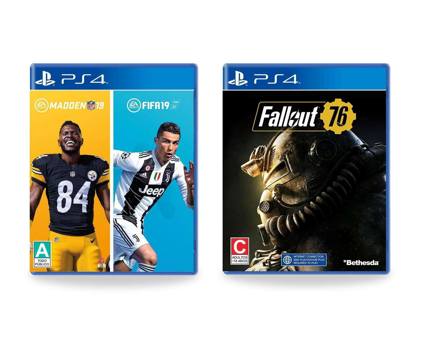 Foto 1 | Foto 1 | Madden NFL 19, FIFA 19 y Fallout 76 para PlayStation 4